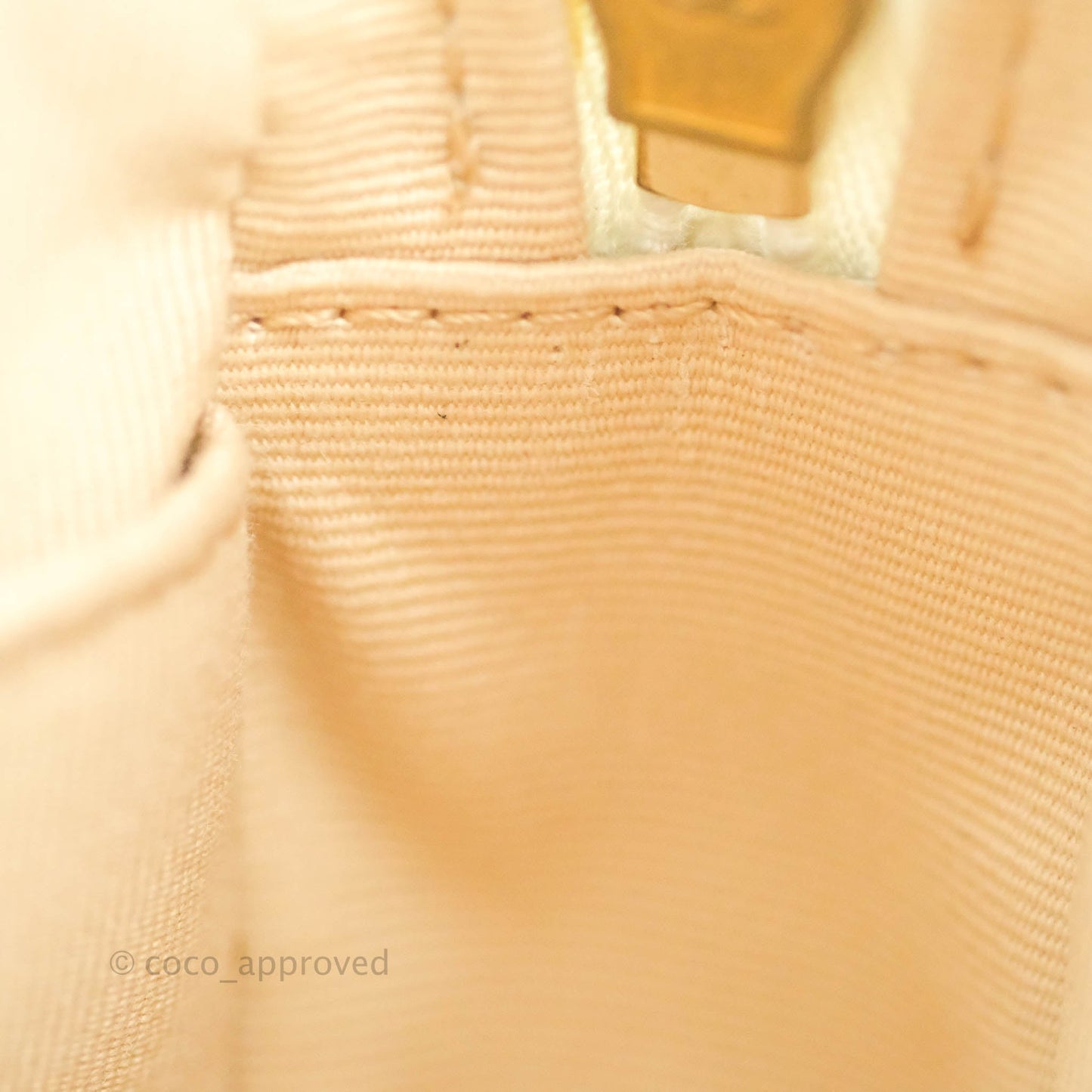 Chanel Melody Camera Bag White Caviar Gold Hardware 22S