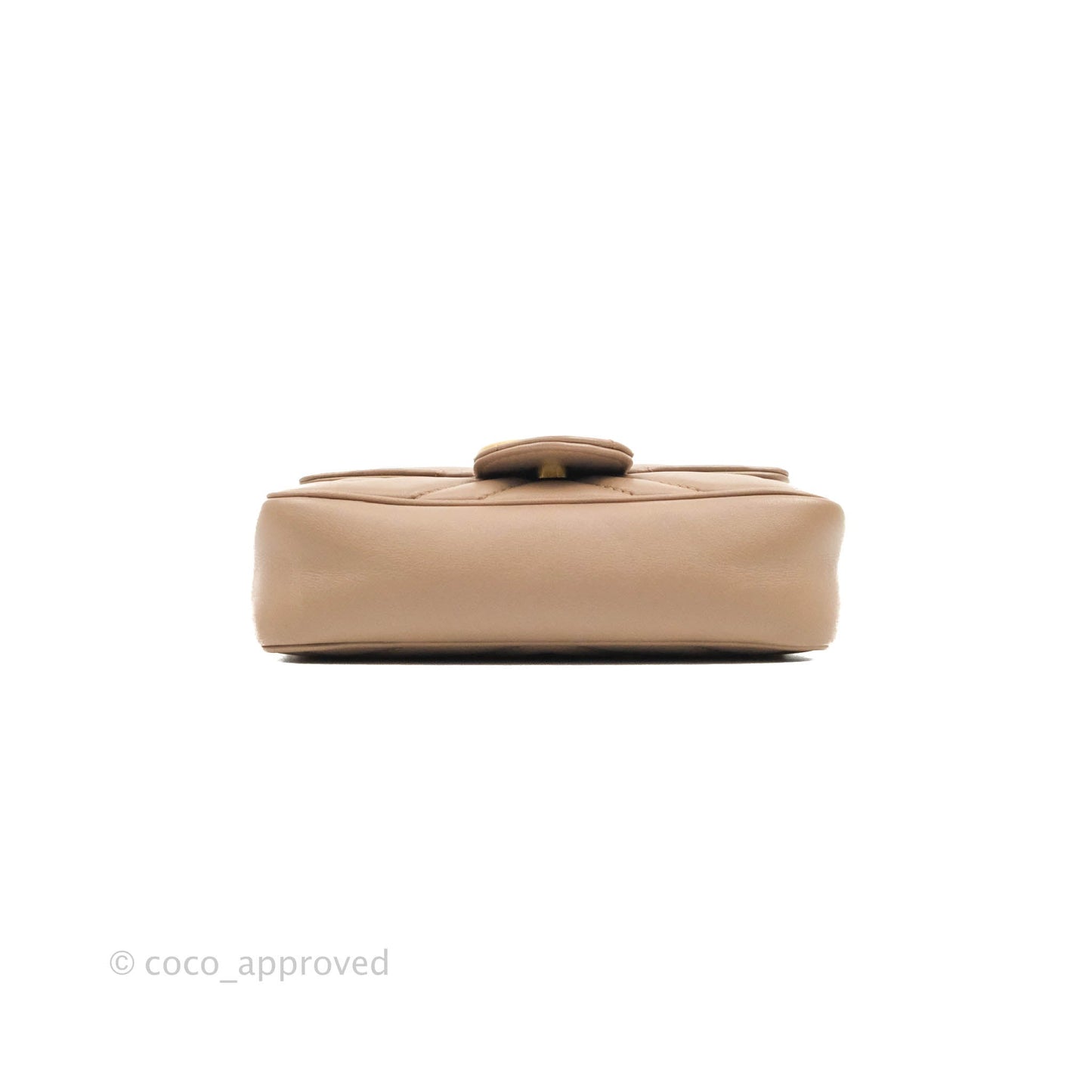 Gucci GG Marmont Matelassé Leather Super Mini Bag Dusty Pink