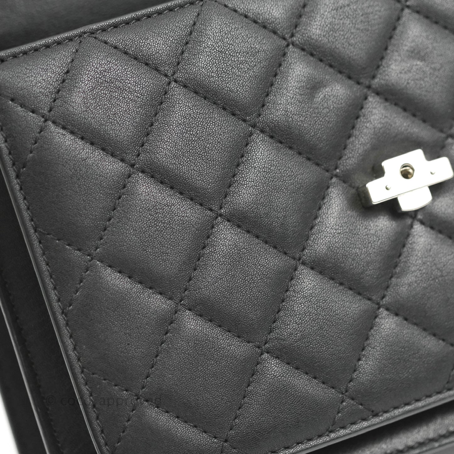 Chanel Quilted Mini Urban Companion Flap Black Calfskin Silver Hardware