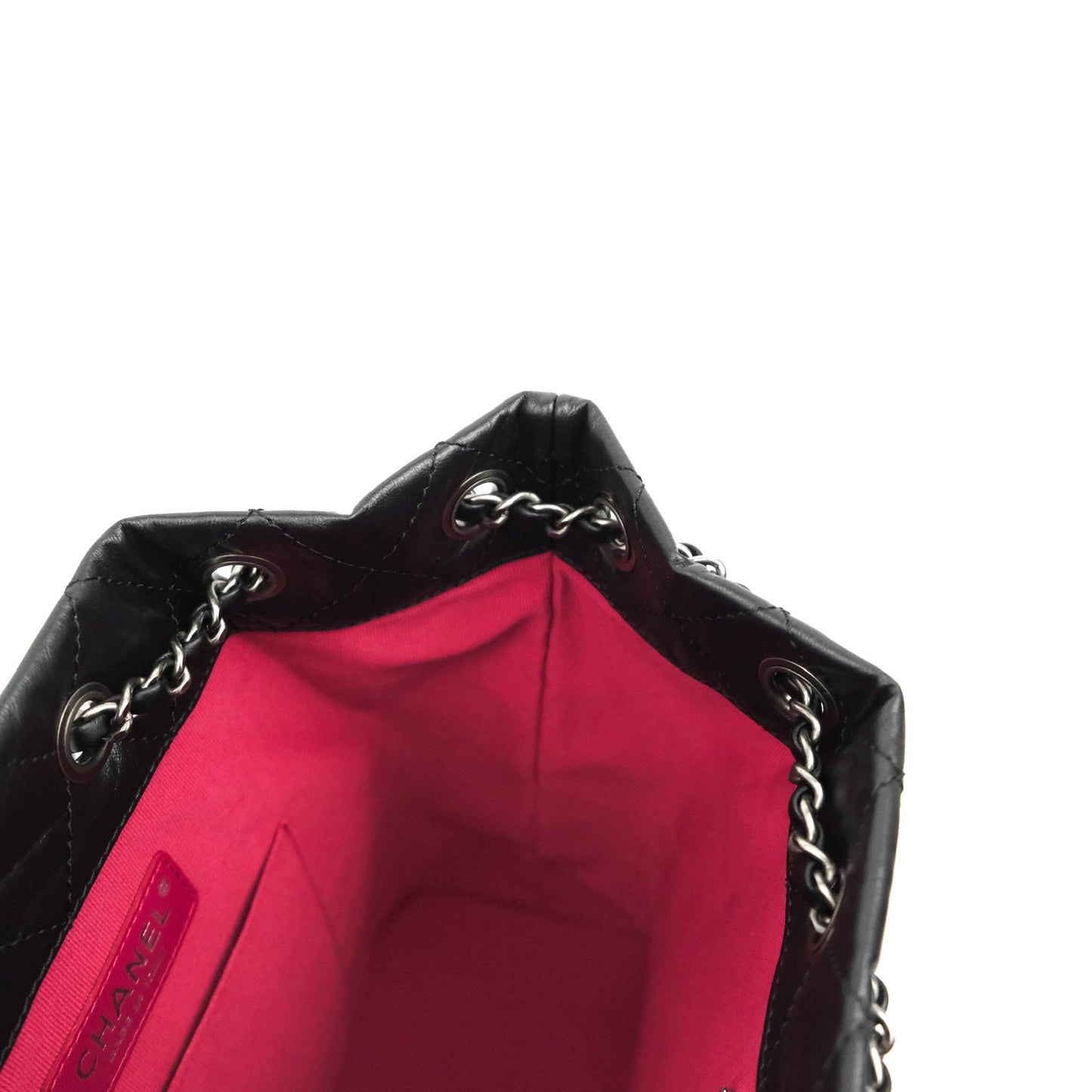 Chanel Small Gabrielle Backpack Black Aged Calfskin
