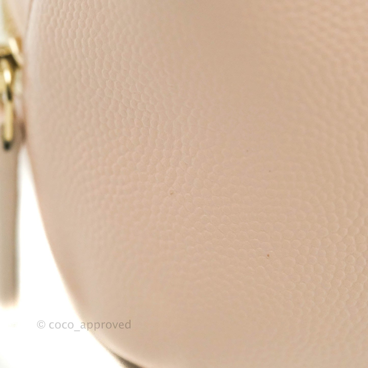 Chanel Large Classic Pouch Light Pink Caviar Gold Hardware