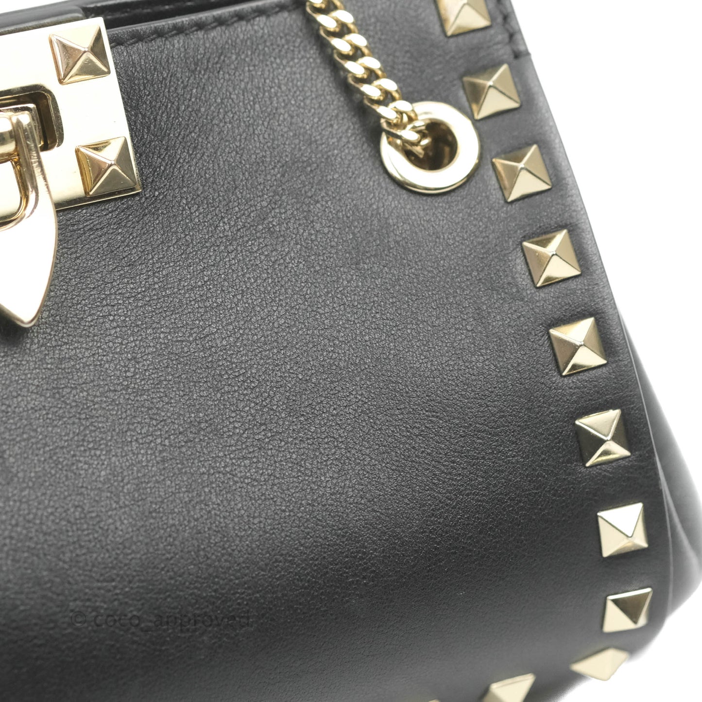 Valentino Garavani Mini Rockstud Shoulder Bag Black