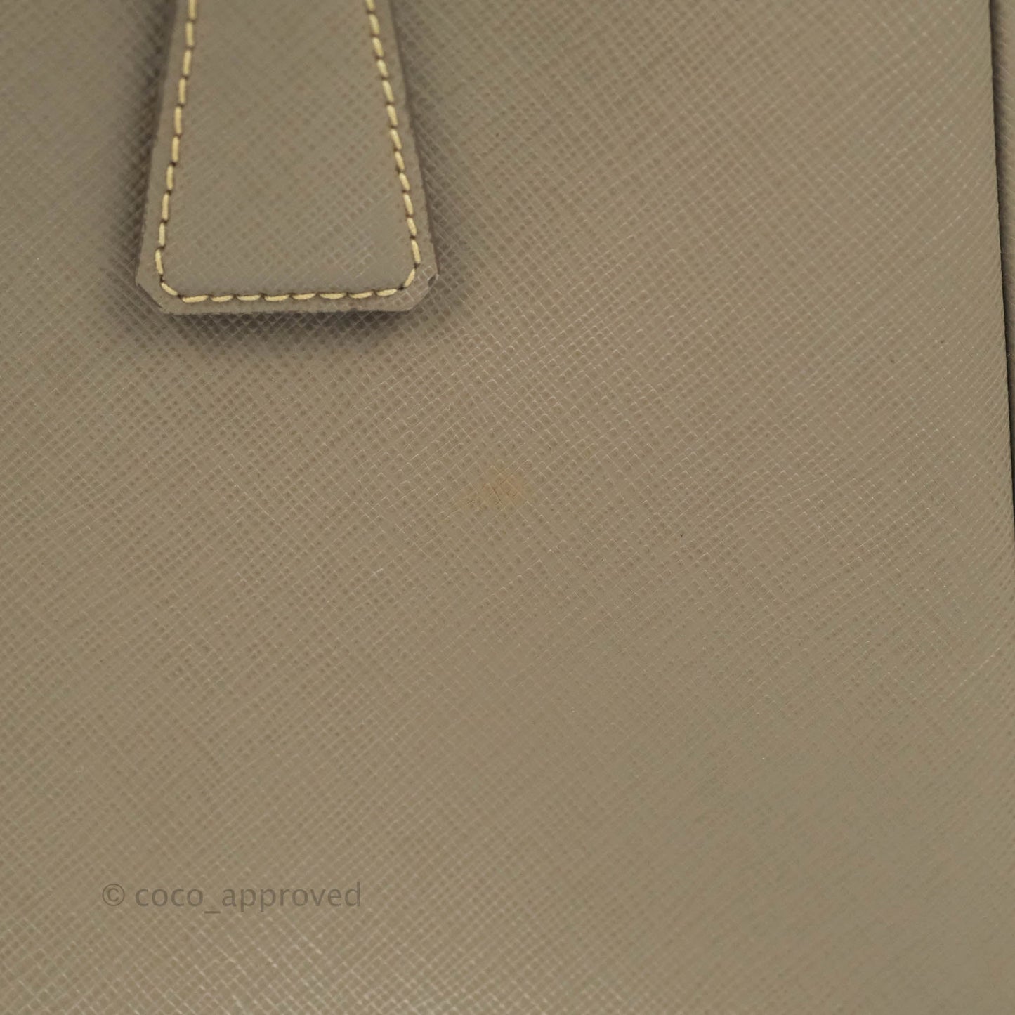 Prada Small Saffiano Lux Galleria Bag Argilla