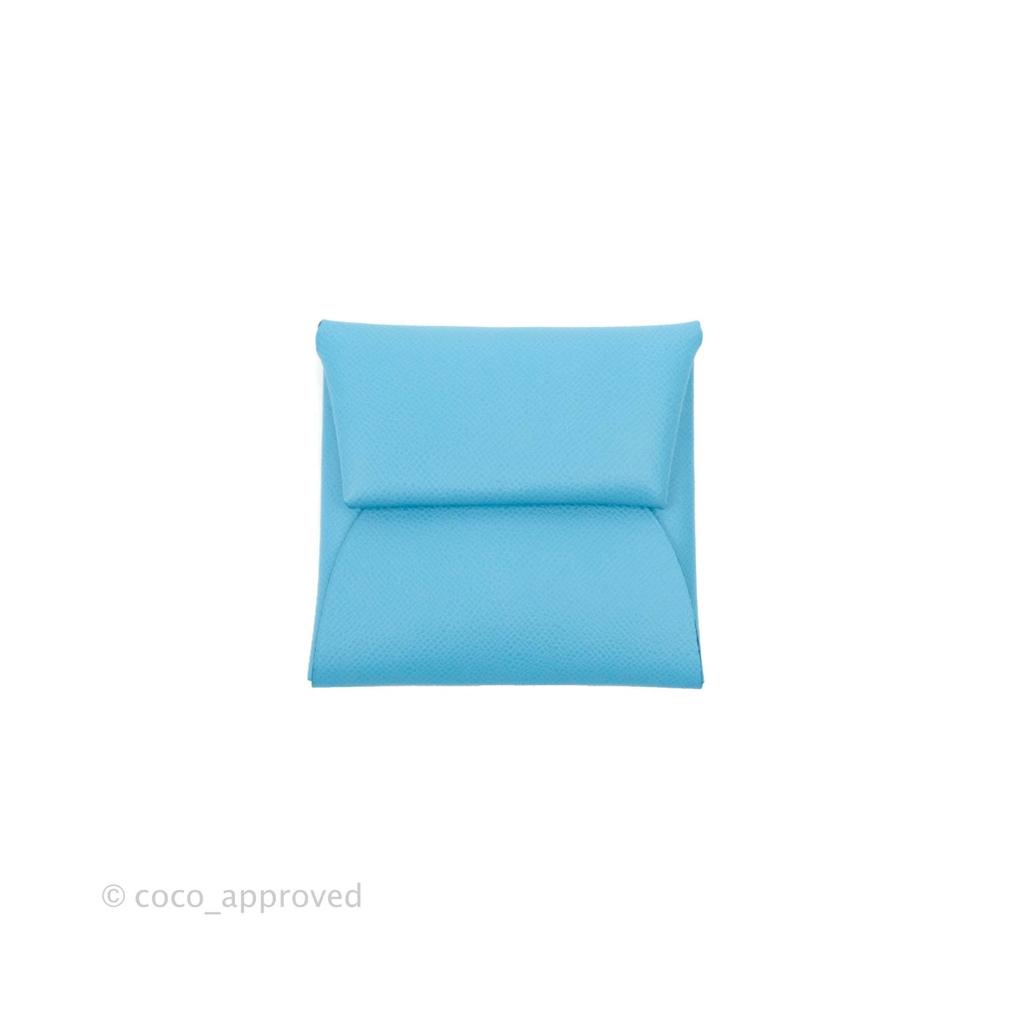 Hermès Bastia Coin Purse Blue