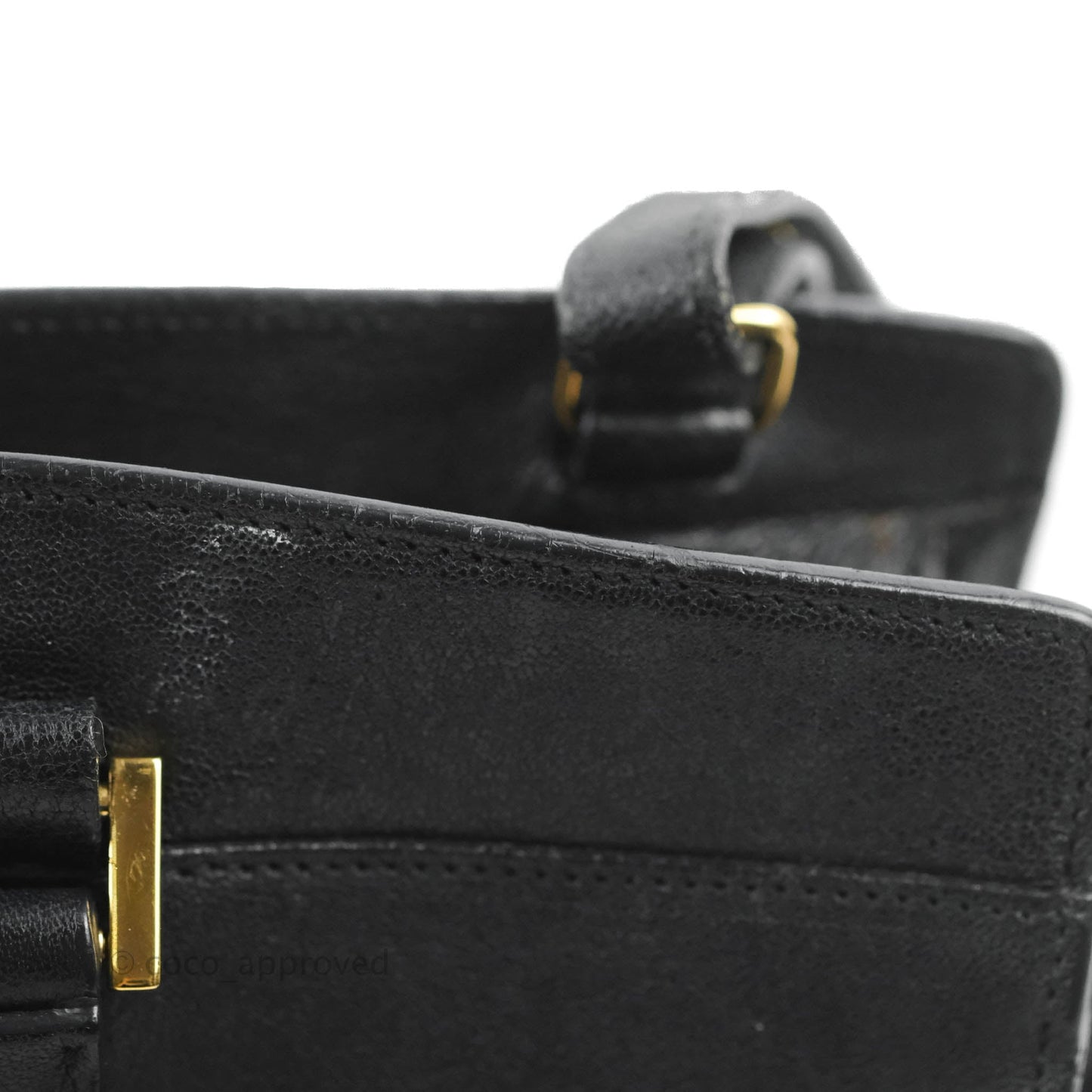 Saint Laurent Cabas Chyc Dark Navy Gold Hardware