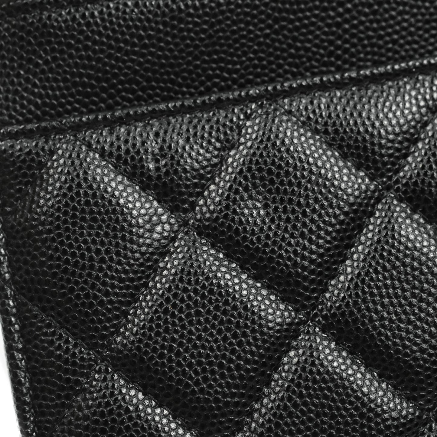 Chanel Quilted WOC Black Caviar Gold Hardware With Charms