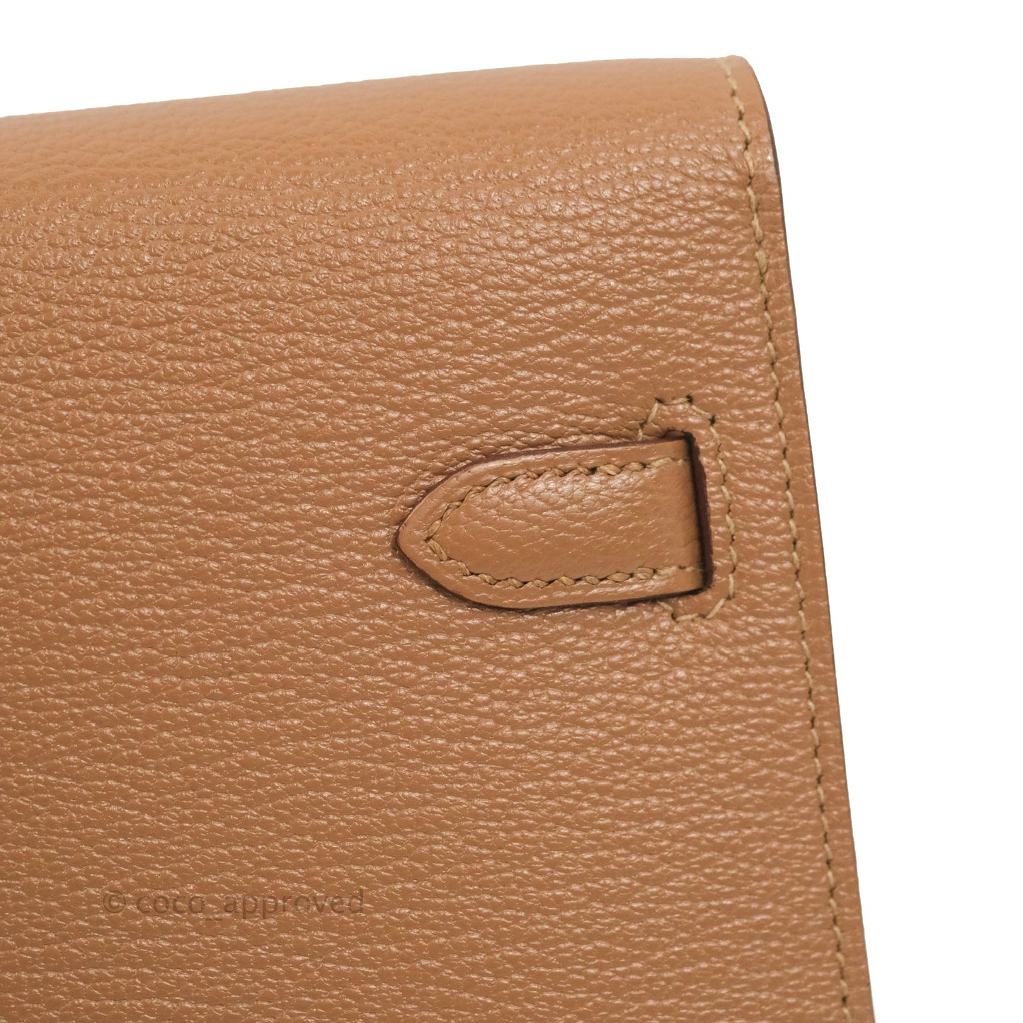 Hermès Kelly To Go Wallet Quebracho Chevre Mysore Gold Hardware