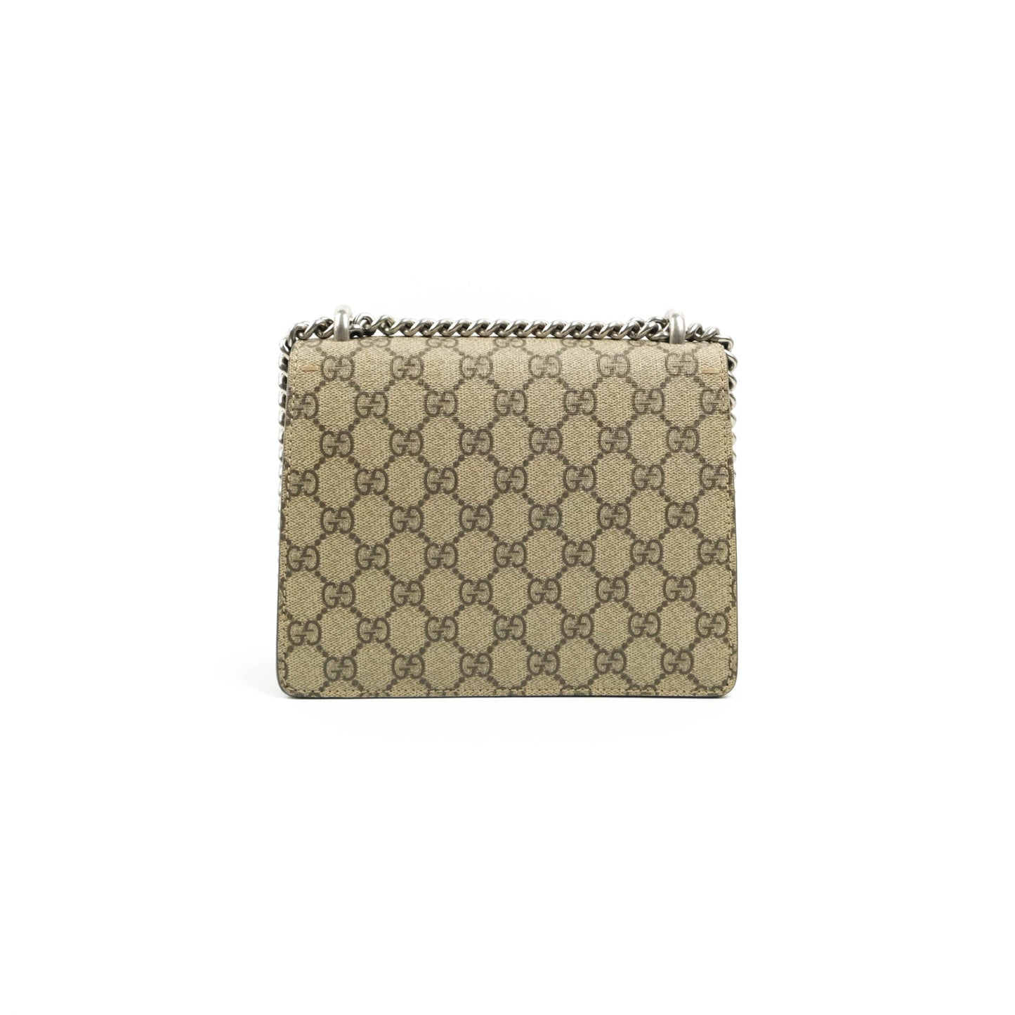 Gucci Dionysus GG Supreme Mini Bag Ruthenium Hardware