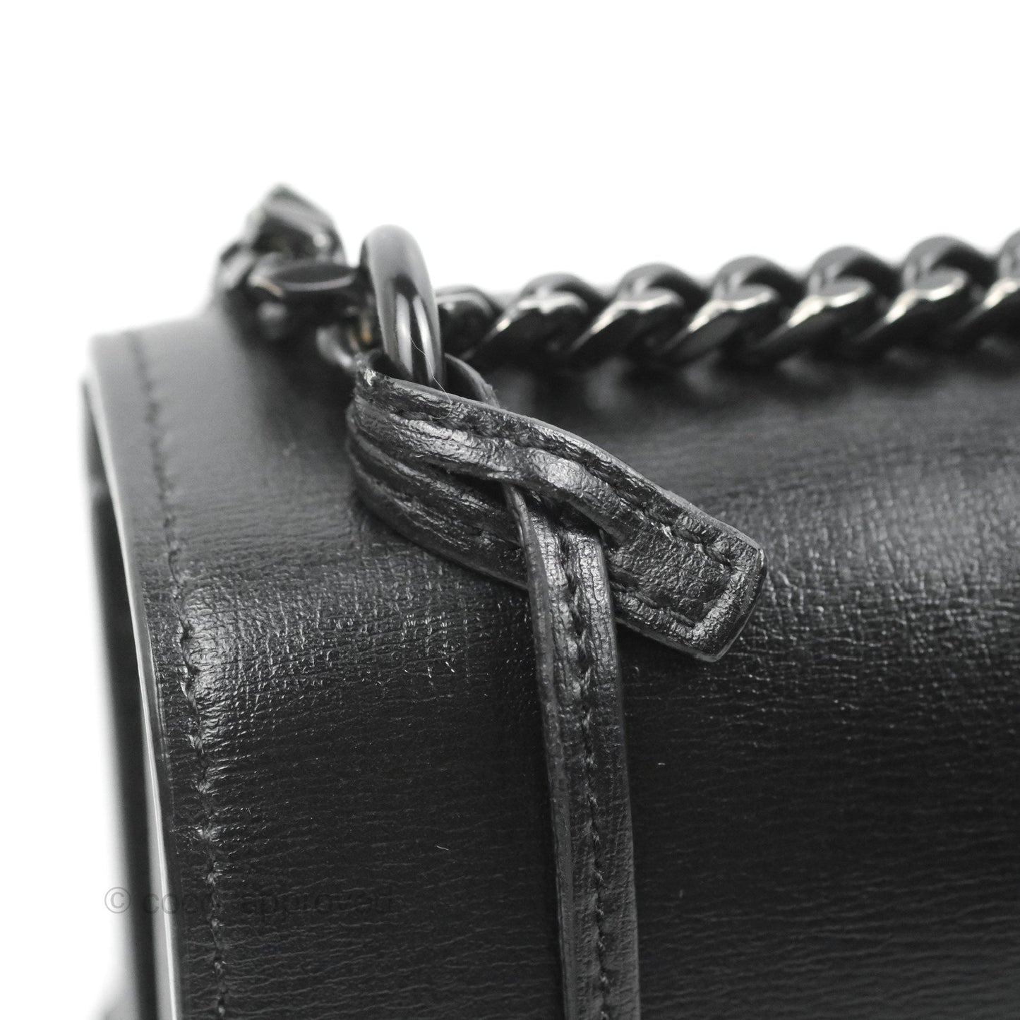 Saint Laurent Sunset Medium So Black Calfskin