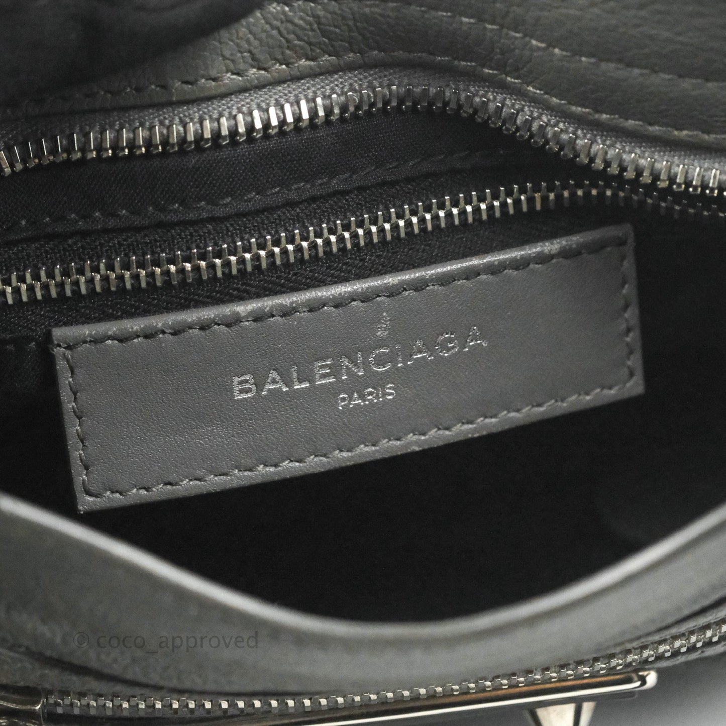 Balenciaga Classic Mini City Bag Grey Aged Calfskin Silver Hardware