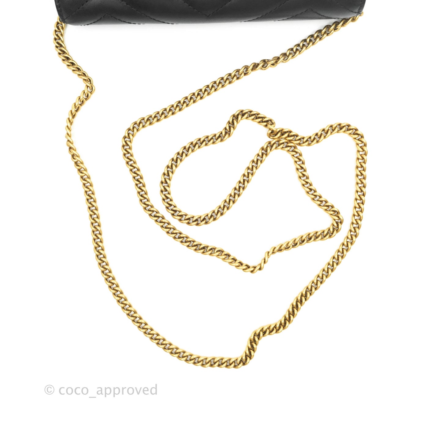 Gucci Matelasse GG Marmont Mini Bag Black Calfskin Gold Hardware