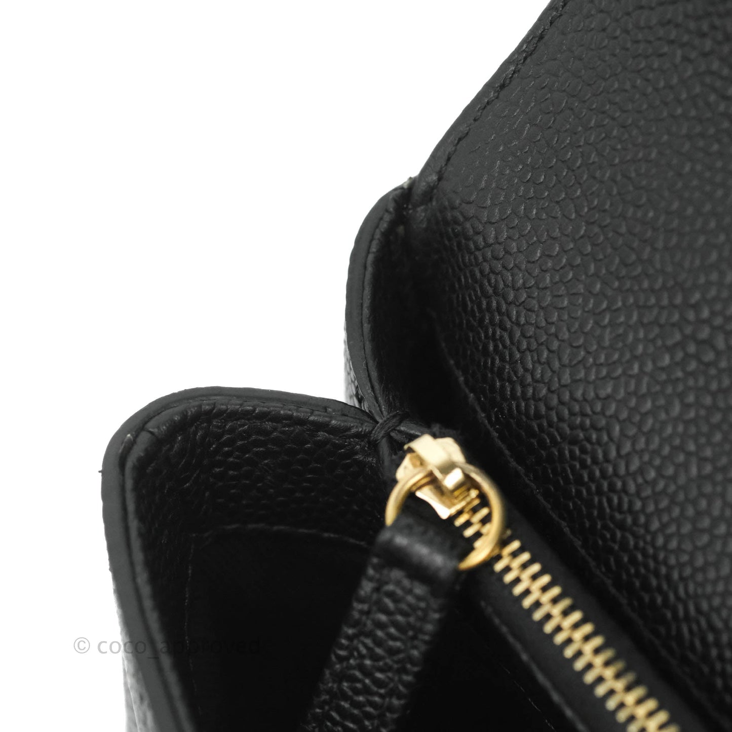 Chanel Chic Affinity Small Grained Calfskin Black Aged Gold Hardware