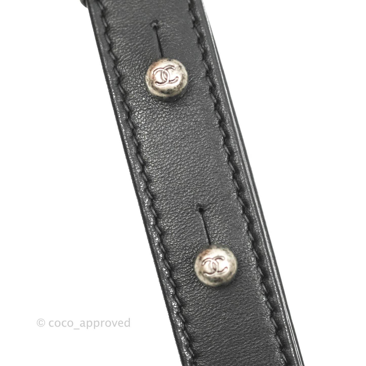 Chanel Quilted Medium Boy Black Lambskin Ruthenium Hardware