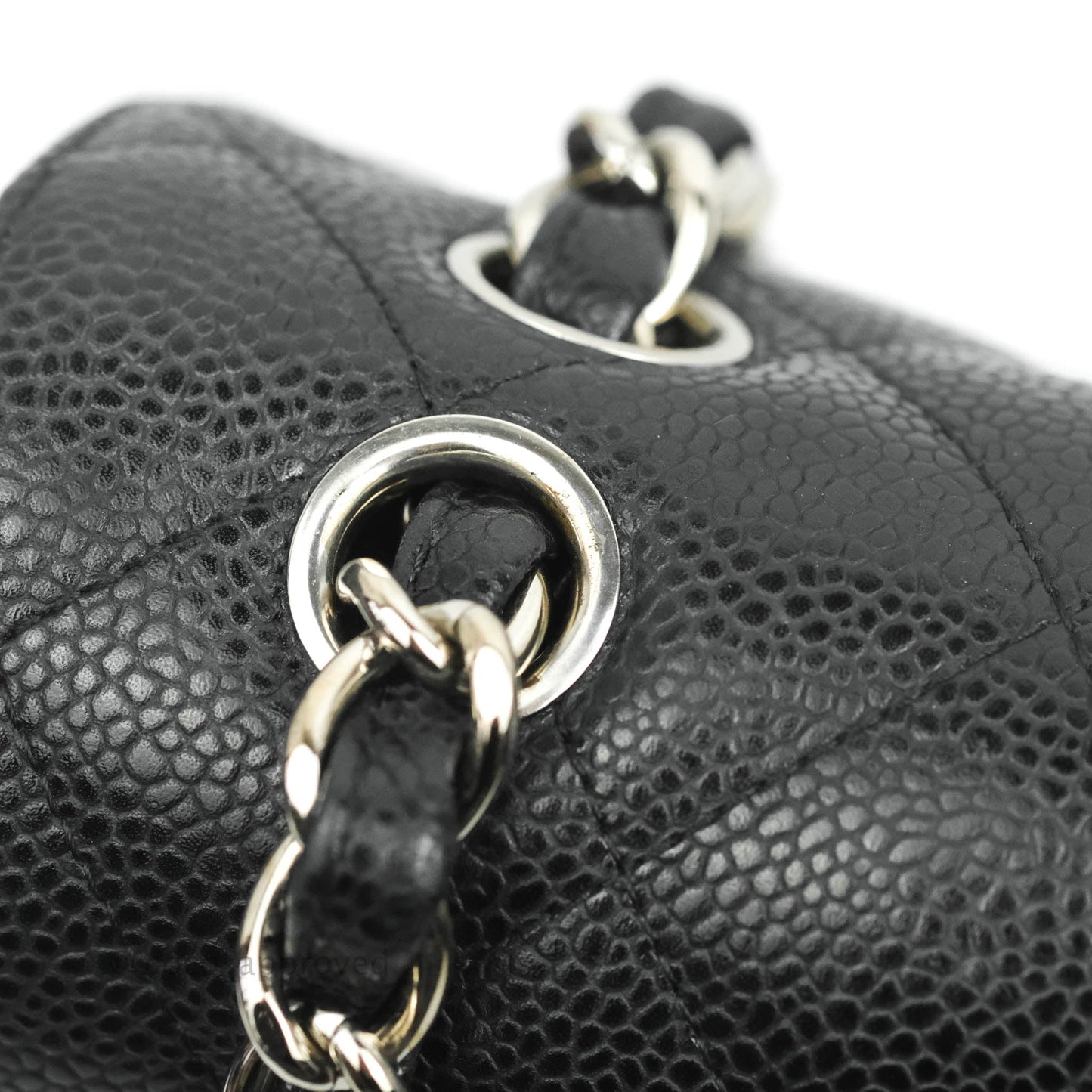 Chanel Jumbo Double Flap Black Caviar Silver Hardware⁣⁣