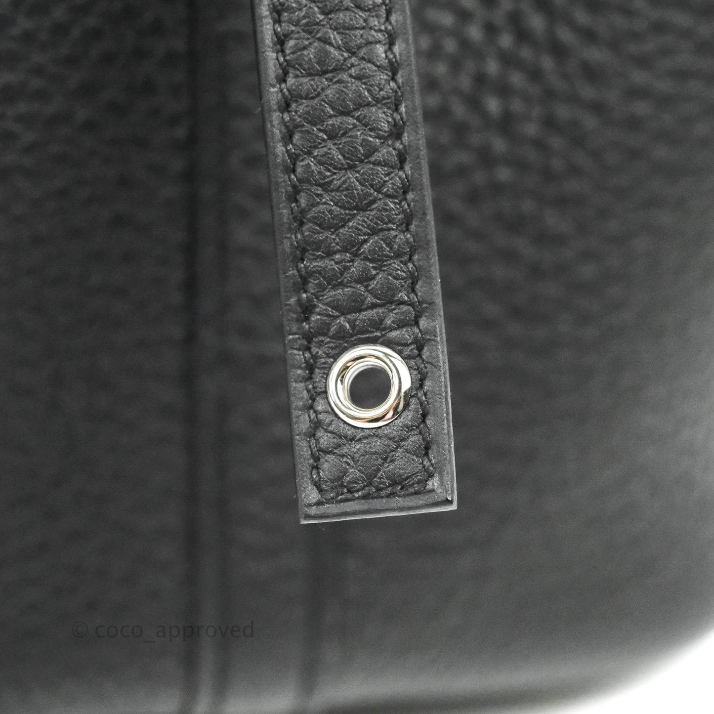 Hermès Picotin Lock 18 Black Clemence Palladium Hardware