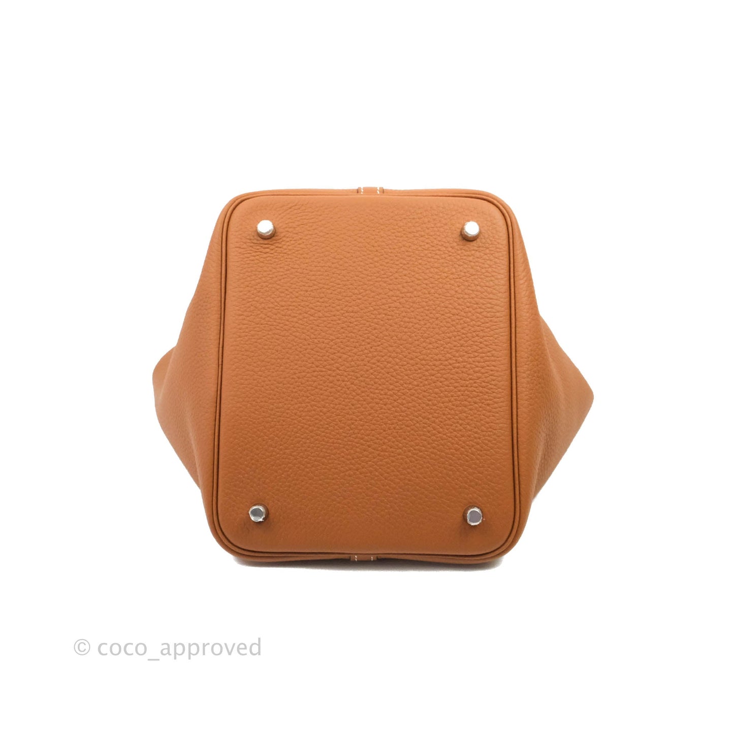 Hermès Picotin 22 Clemence Gold Palladium Hardware