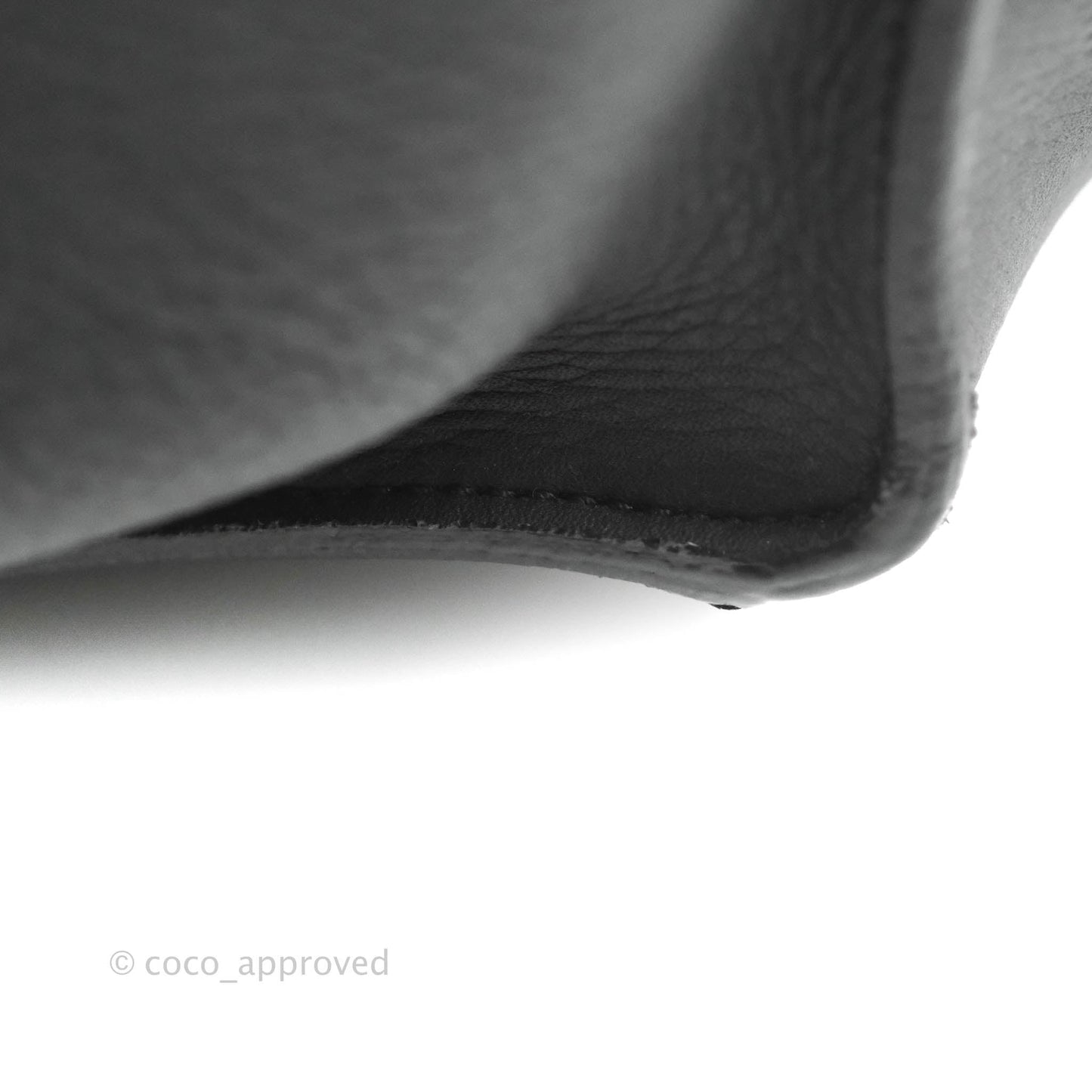 Celine Small Big Bag Black Supple Grained Leather Silver Hardware Dark Grey