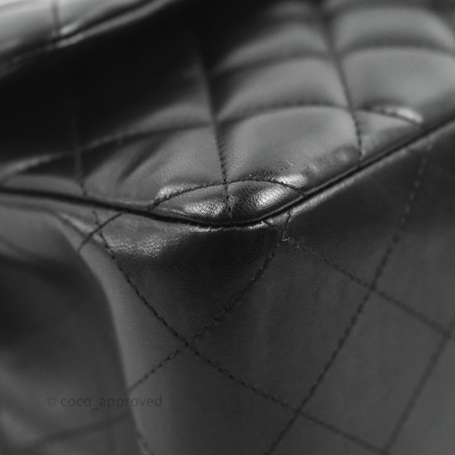Chanel Jumbo Double Flap Black Lambskin Silver Hardware⁣⁣