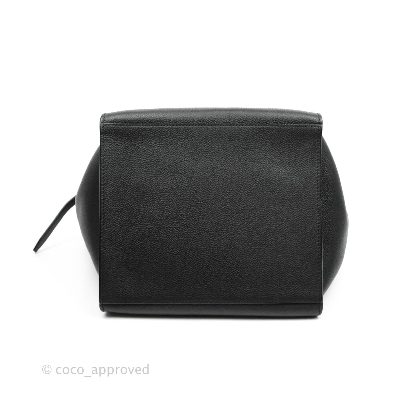 Celine Small Big Bag Black Supple Grained Leather Silver Hardware
