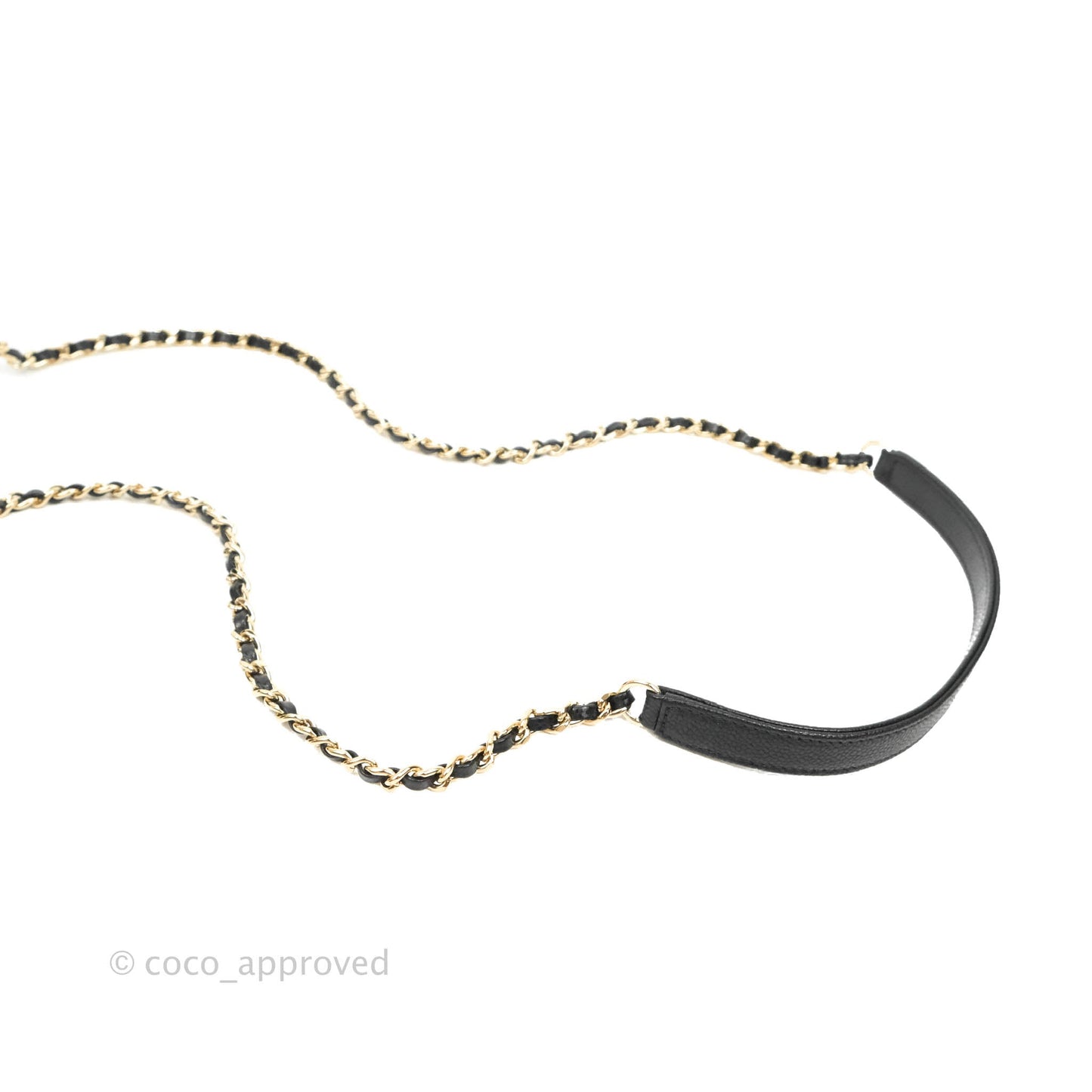 Chanel Business Affinity Drawstring Bucket Bag Black Caviar Gold Hardware