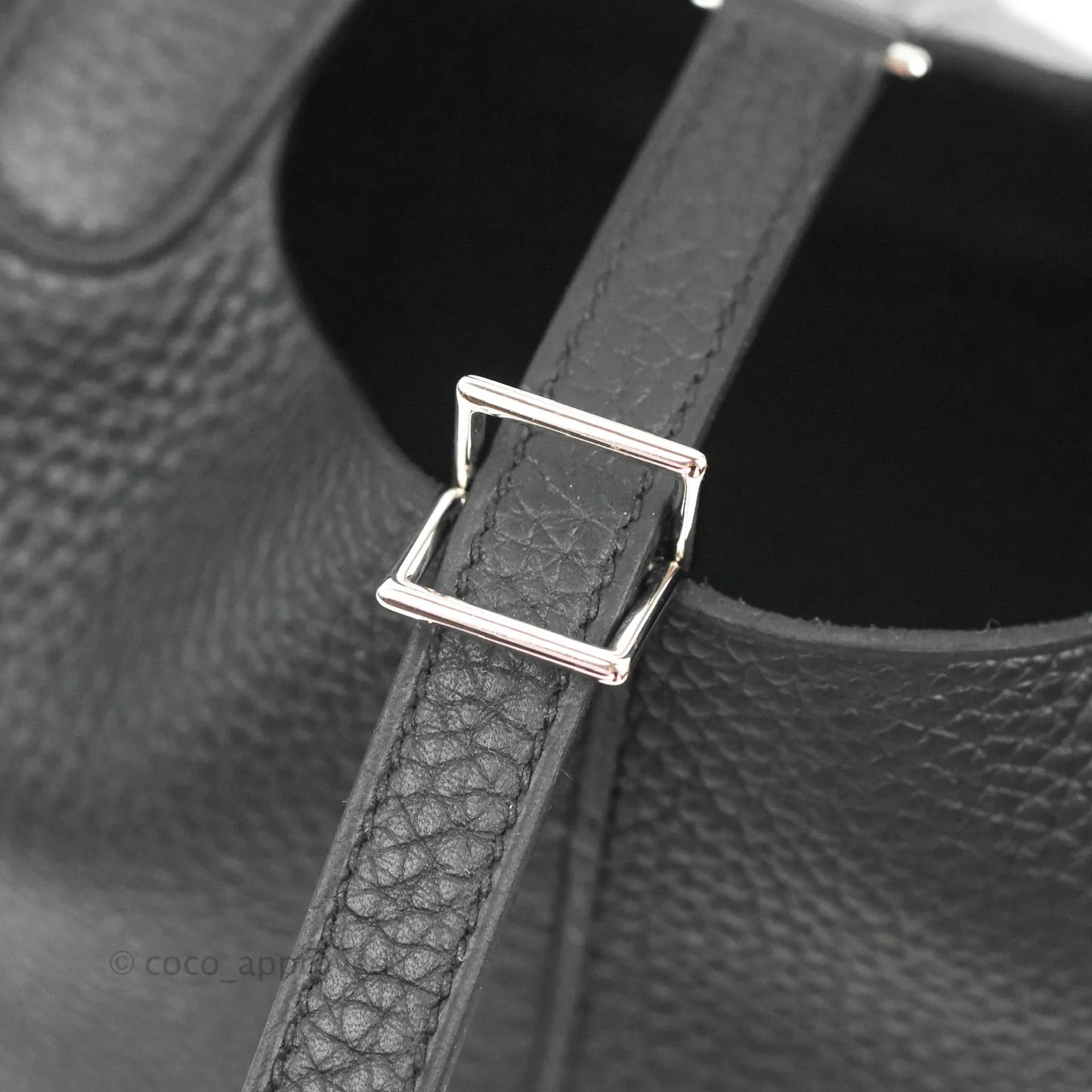 Hermès Picotin Lock 18 Black Clemence Palladium Hardware