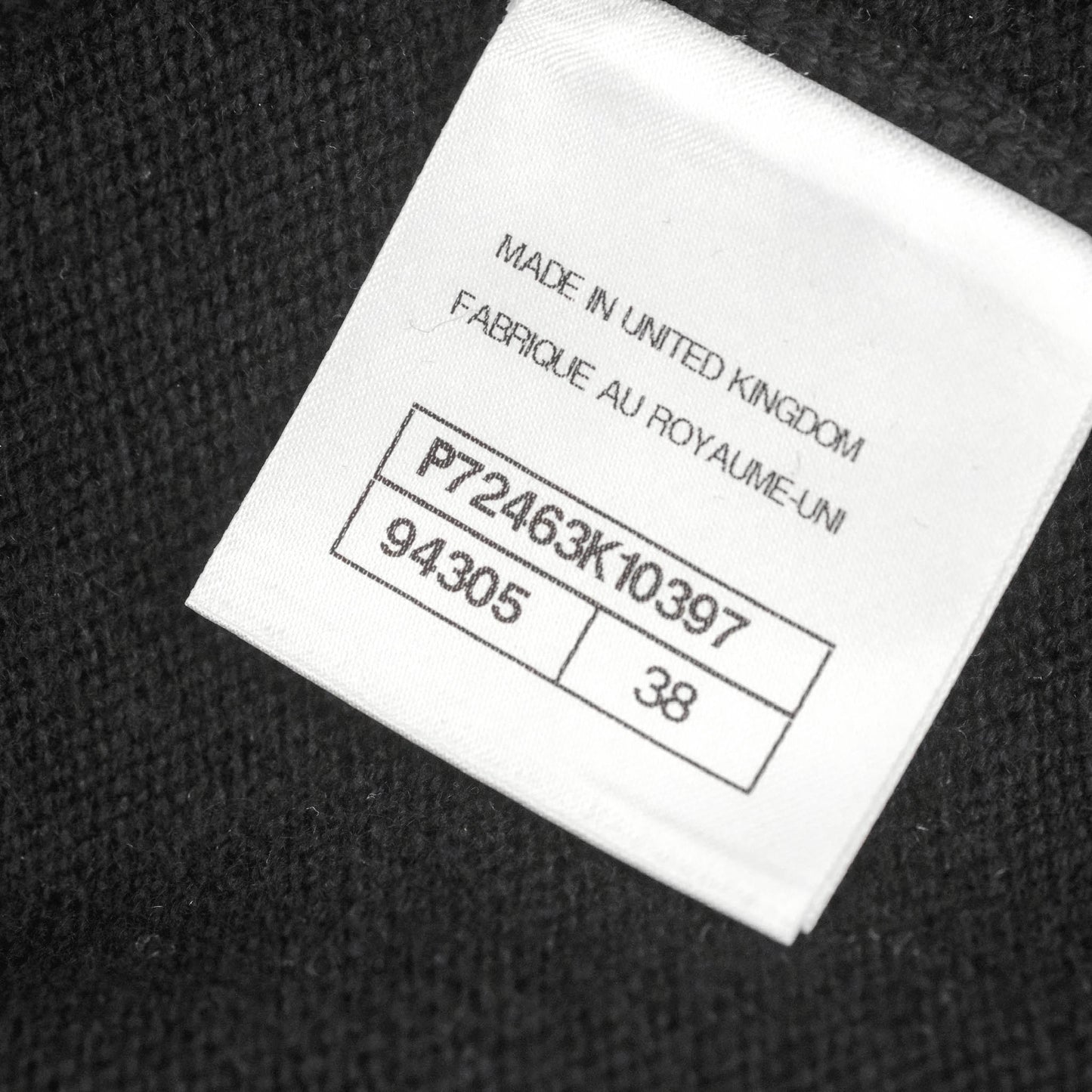 Chanel Long Cardigan Black 22SS Size 38