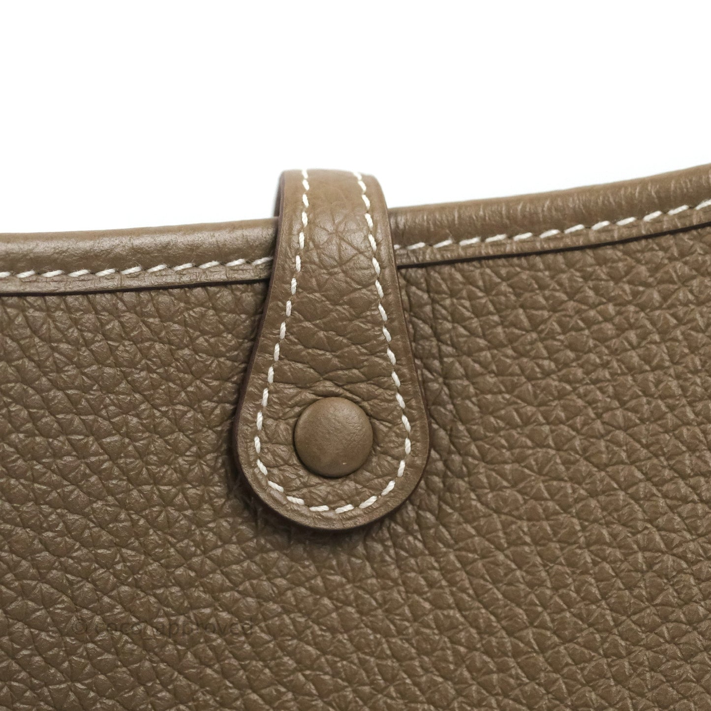 Hermès Mini Evelyne 16 Etoupe Clemence Palladium Hardware