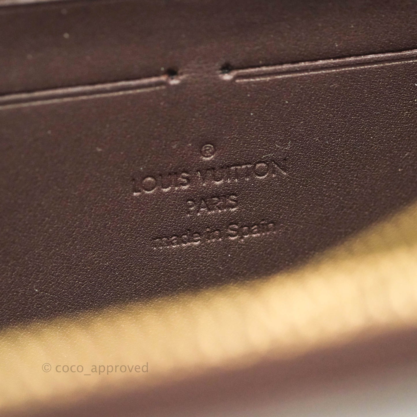 Louis Vuitton Amarante Monogram Vernis Zippy Wallet