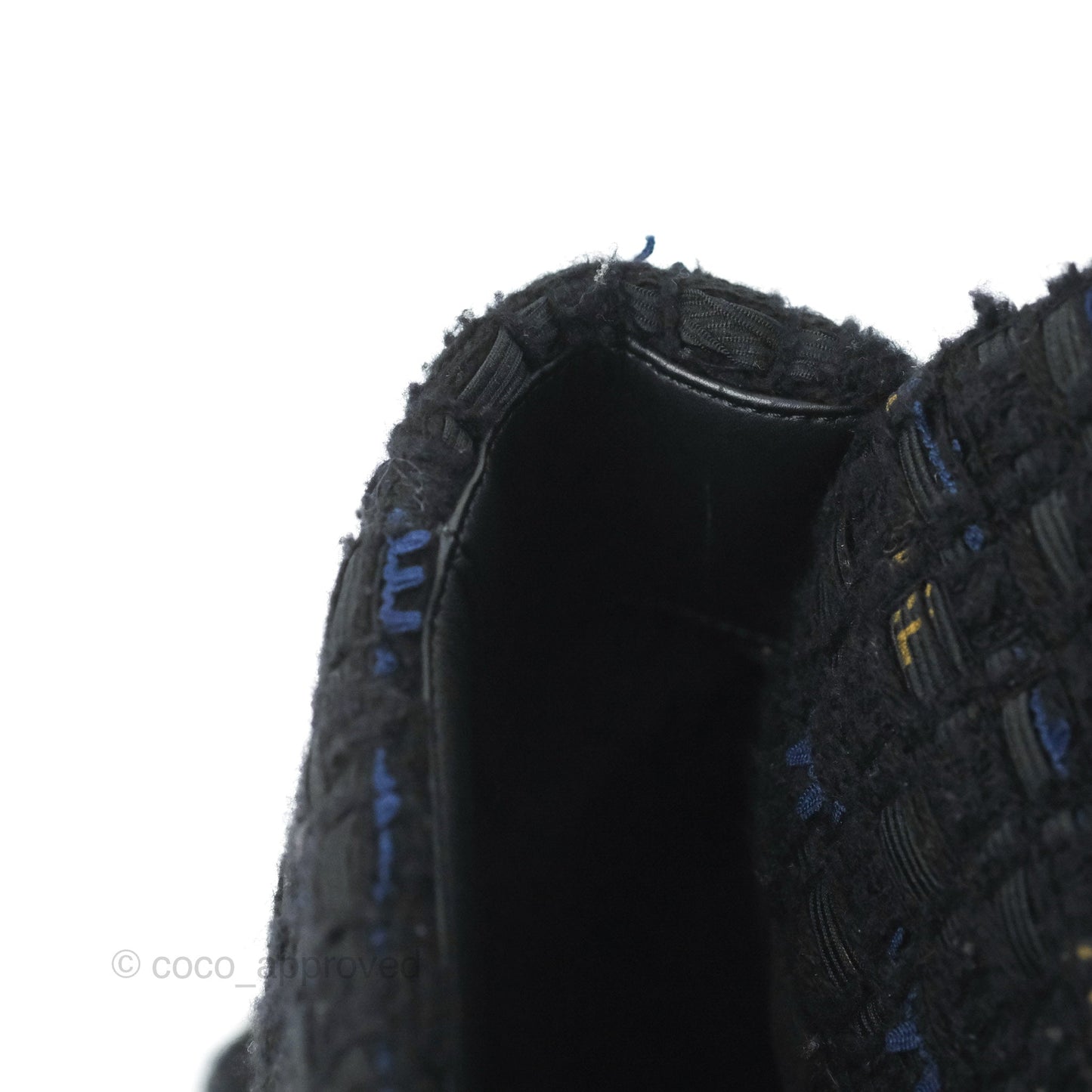 Chanel 19 Maxi Flap Bag Black Tweed Mixed Hardware