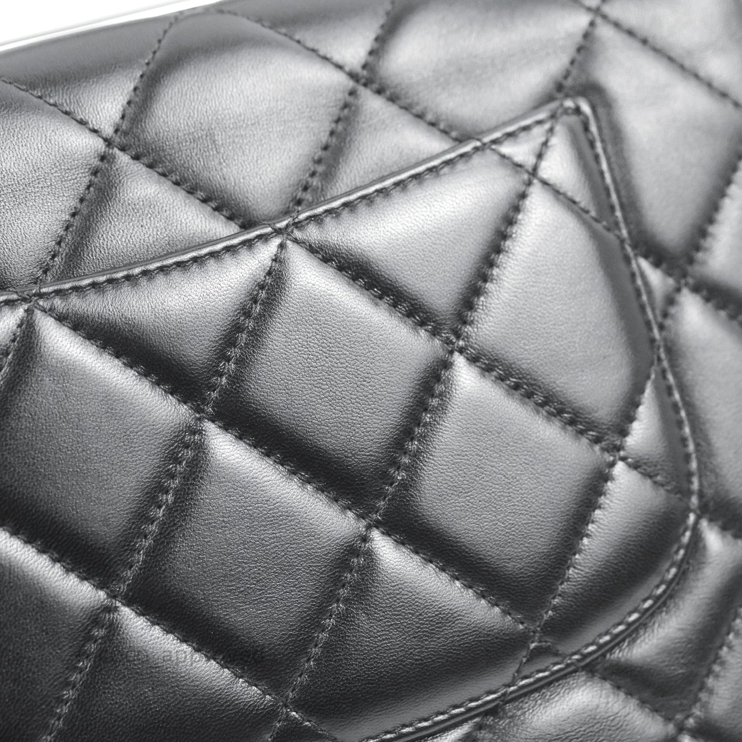 Chanel Trendy CC Small Black Lambskin Dark Silver Hardware