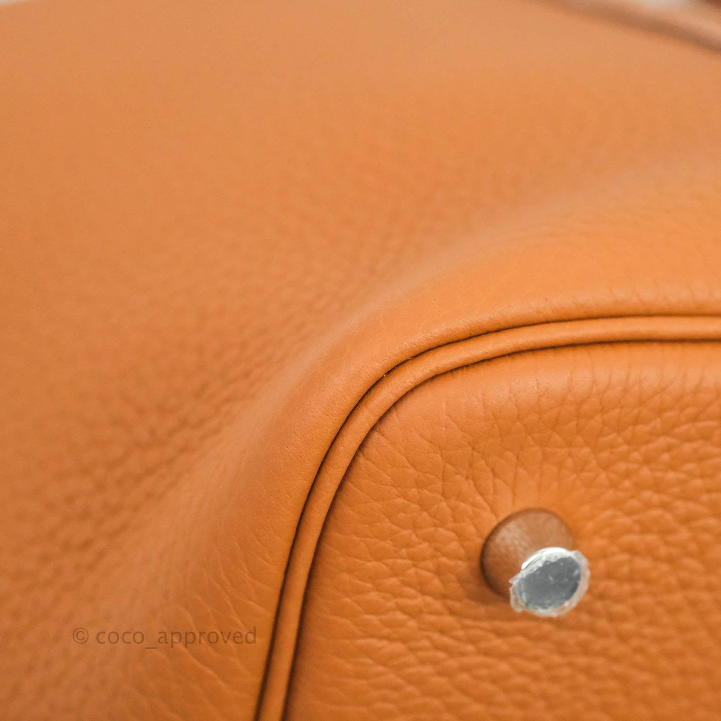 Hermès Picotin 22 Clemence Gold Palladium Hardware
