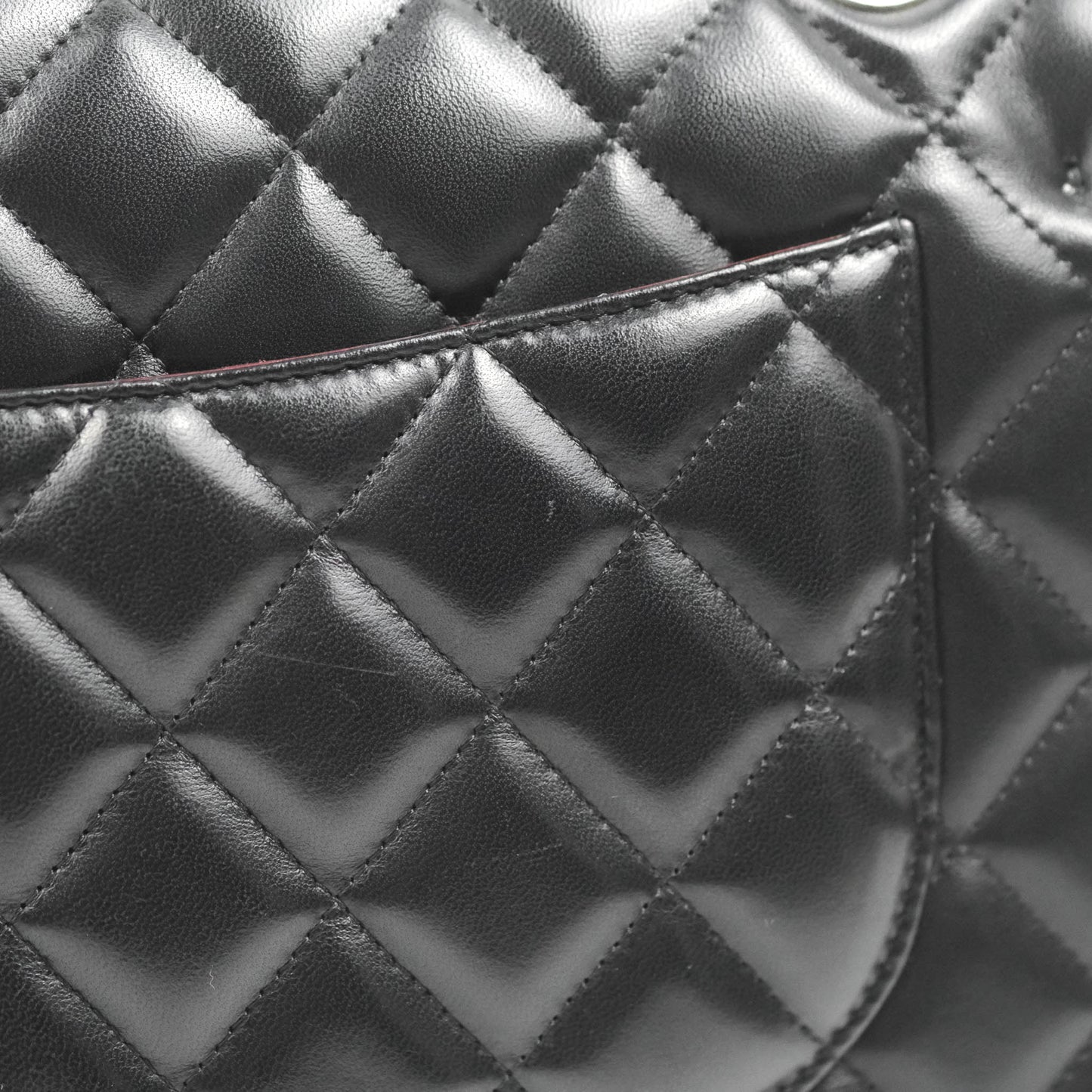 Chanel Jumbo Double Flap Black Lambskin Silver Hardware⁣⁣