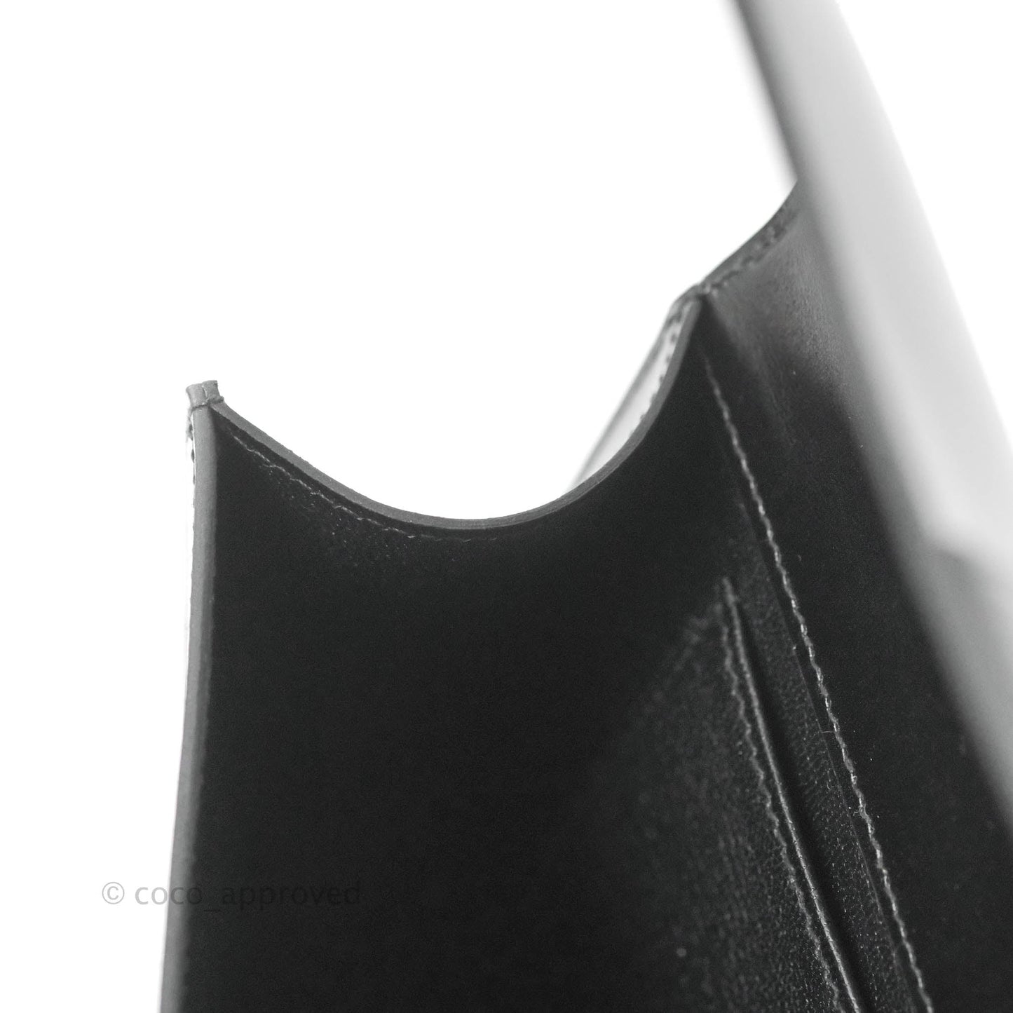 Hermes Medor 23 Clutch Black Box Leather Gold Hardware
