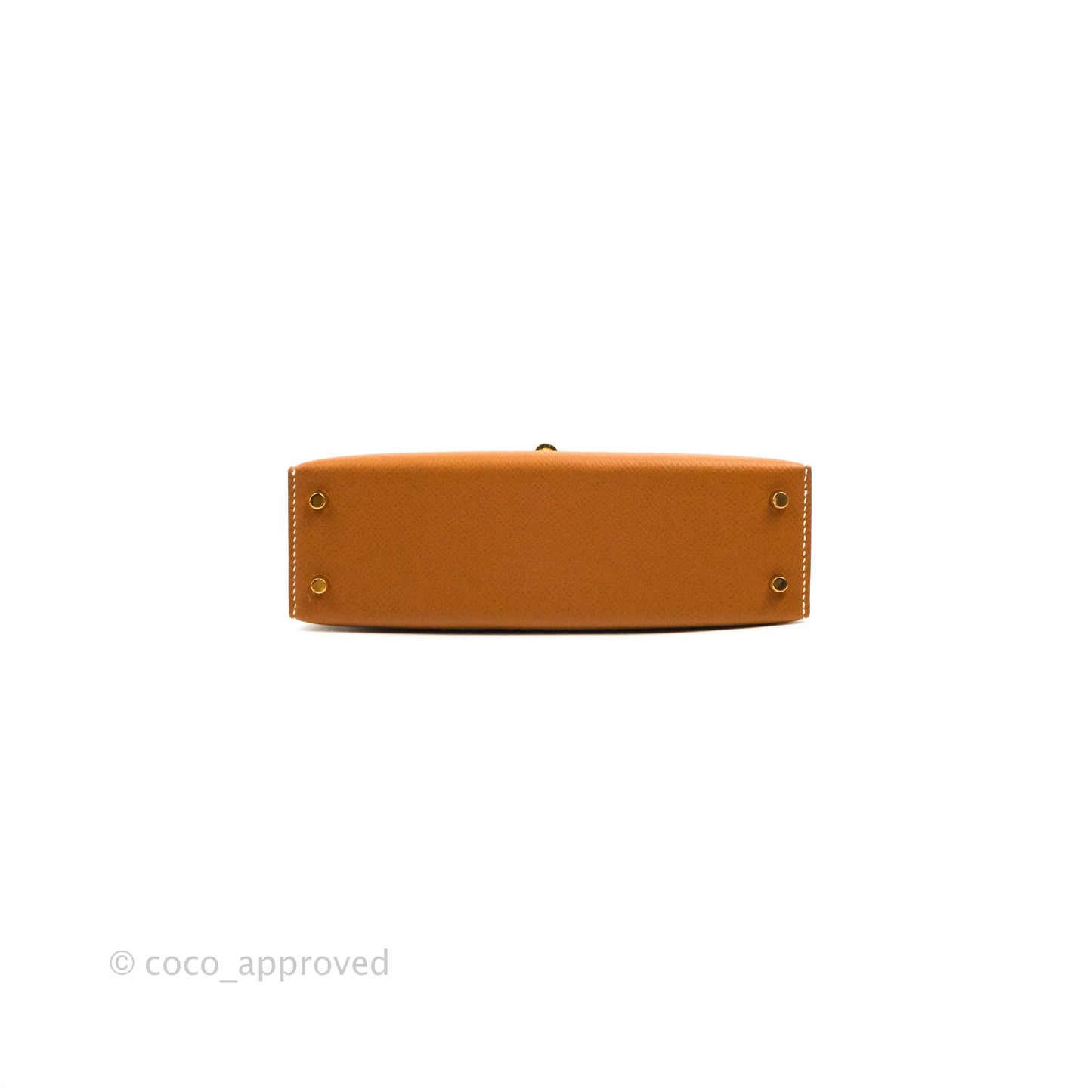 Hermès Mini Kelly II Gold Epsom Gold Hardware