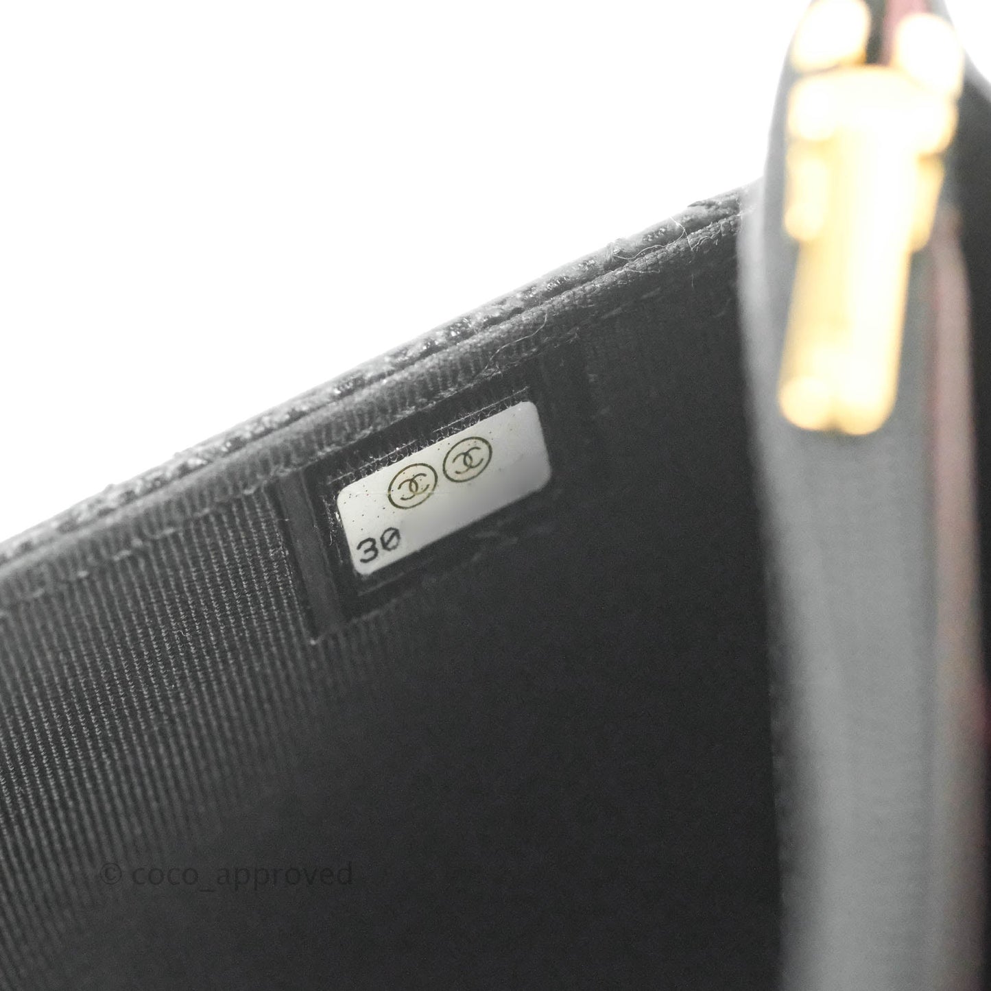 Chanel Quilted Classic WOC Black Caviar Gold Hardware