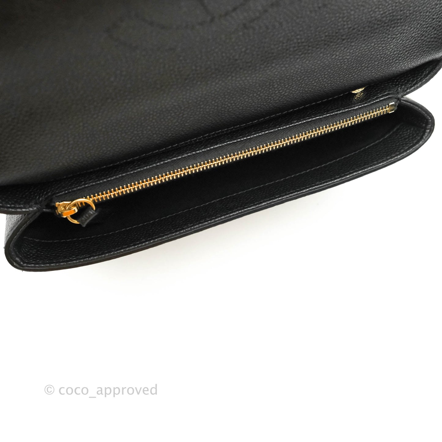 Chanel Chic Affinity Small Grained Calfskin Black Aged Gold Hardware