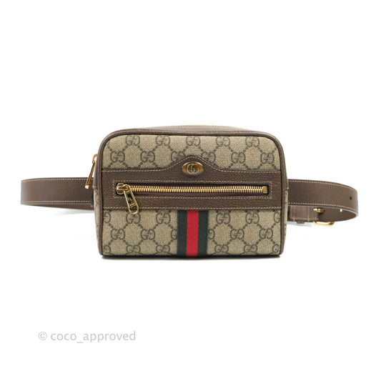 Gucci Ophidia GG Supreme Small Belt Bag Gold Hardware