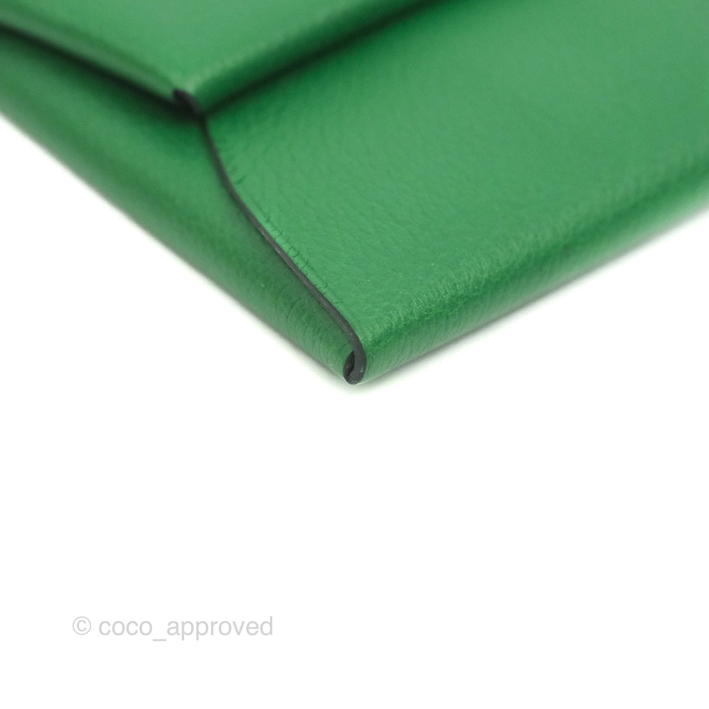 Hermès Bastia Coin Purse Green