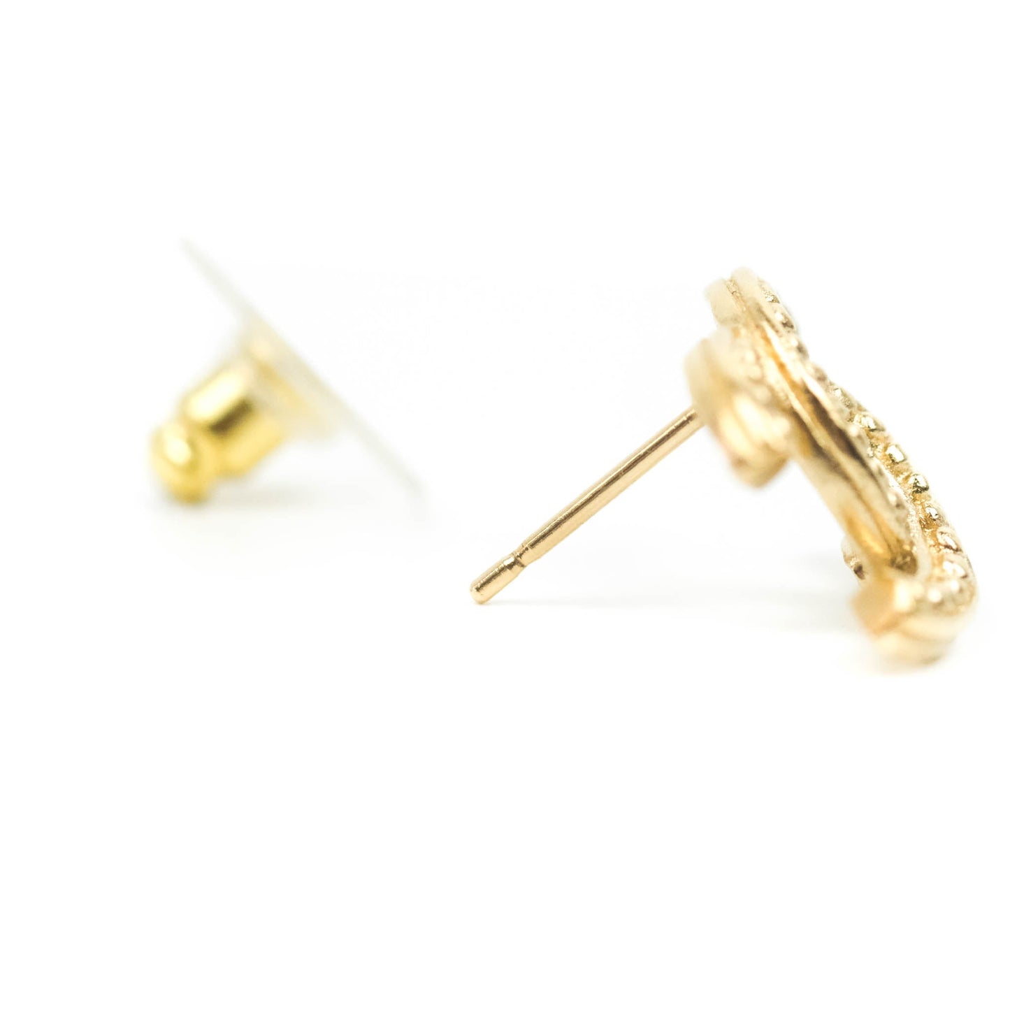 Chanel CC Earrings Gold Tone 21P
