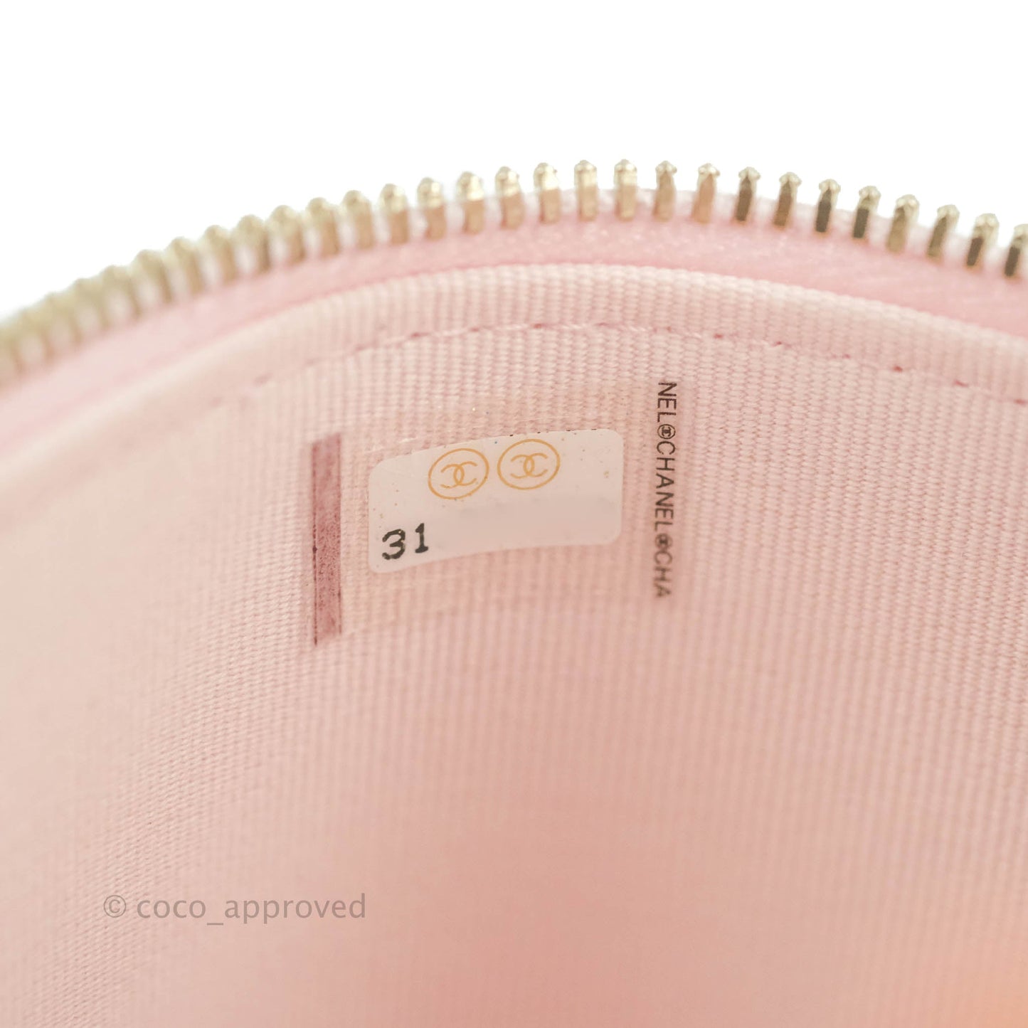 Chanel Mini Top Handle Vanity With Chain Light Pink Lambskin Gold Hardware