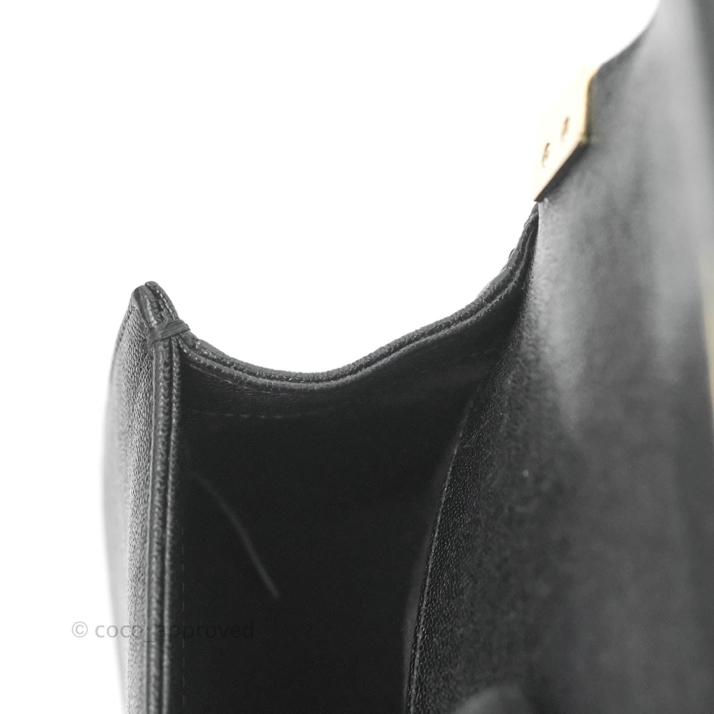 Chanel Small Boy Chevron Black Caviar Gold Hardware