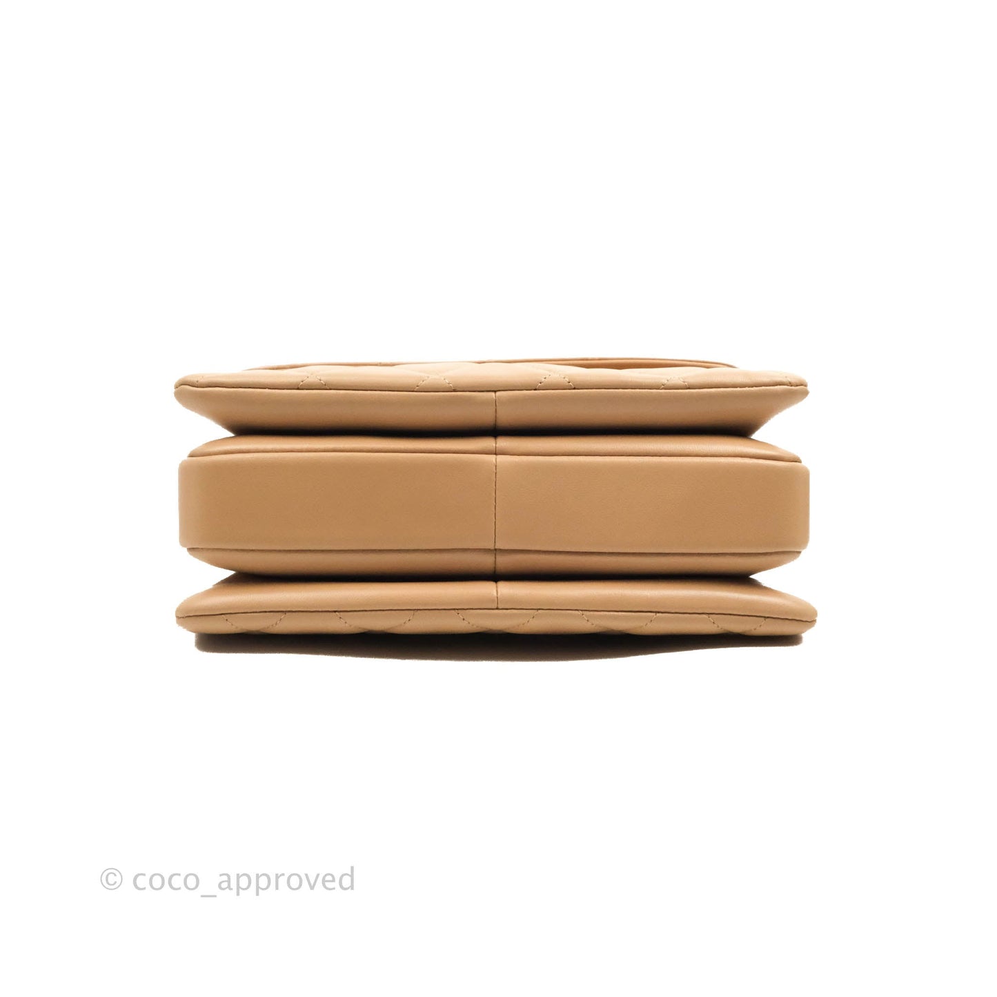 Chanel Trendy CC Small Beige Lambskin Gold Hardware 22S
