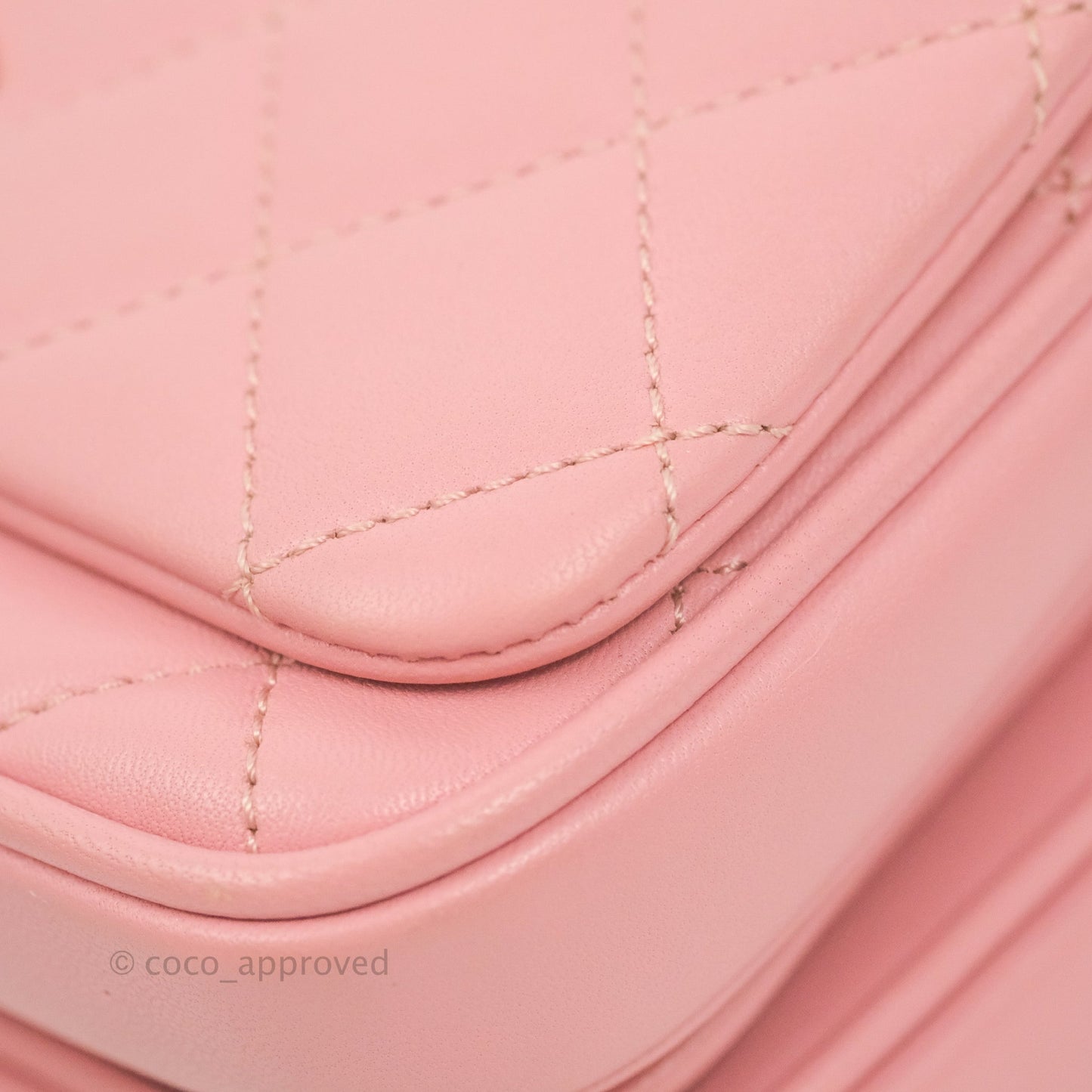 Chanel Citizen Chic Mini Flap Bag Pink Lambskin Gold Hardware