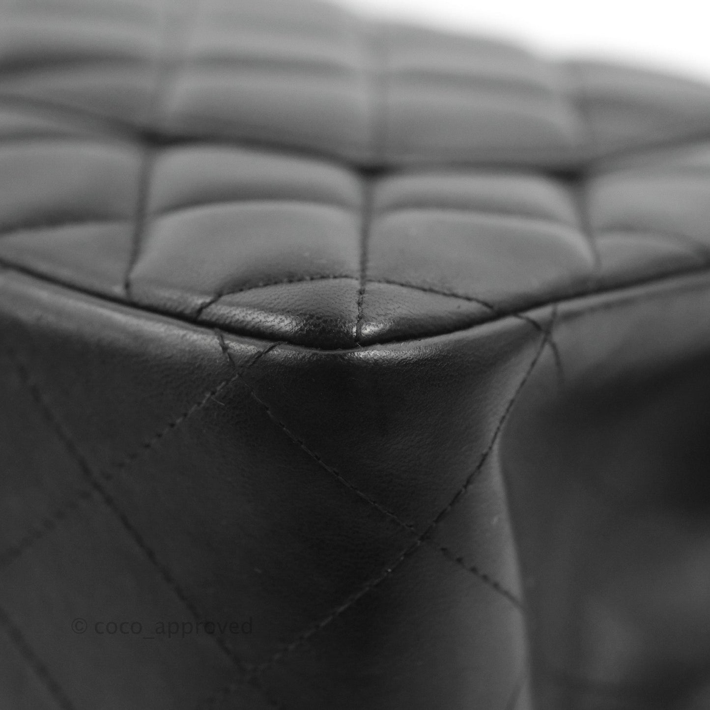 Chanel Jumbo Double Flap Black Lambskin Silver Hardware⁣⁣
