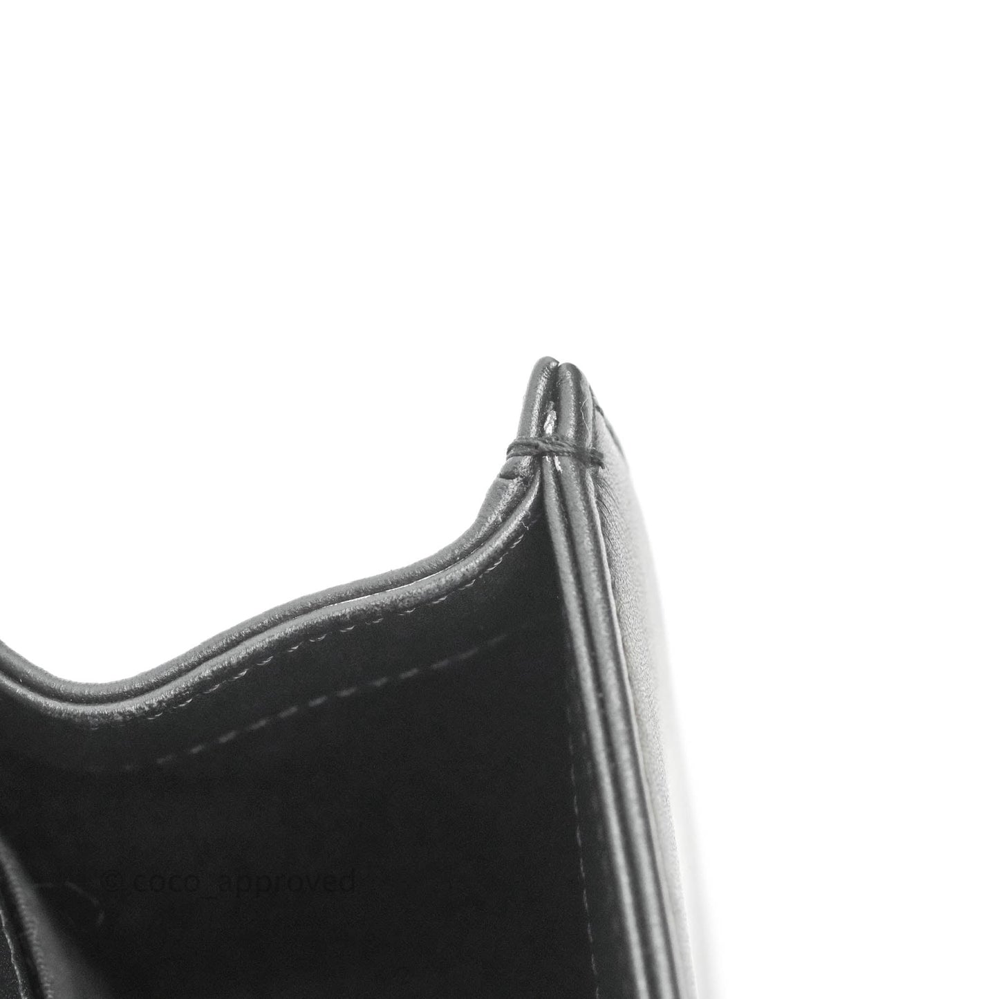 Chanel Chevron Medium Boy Black Calfskin Gold Hardware