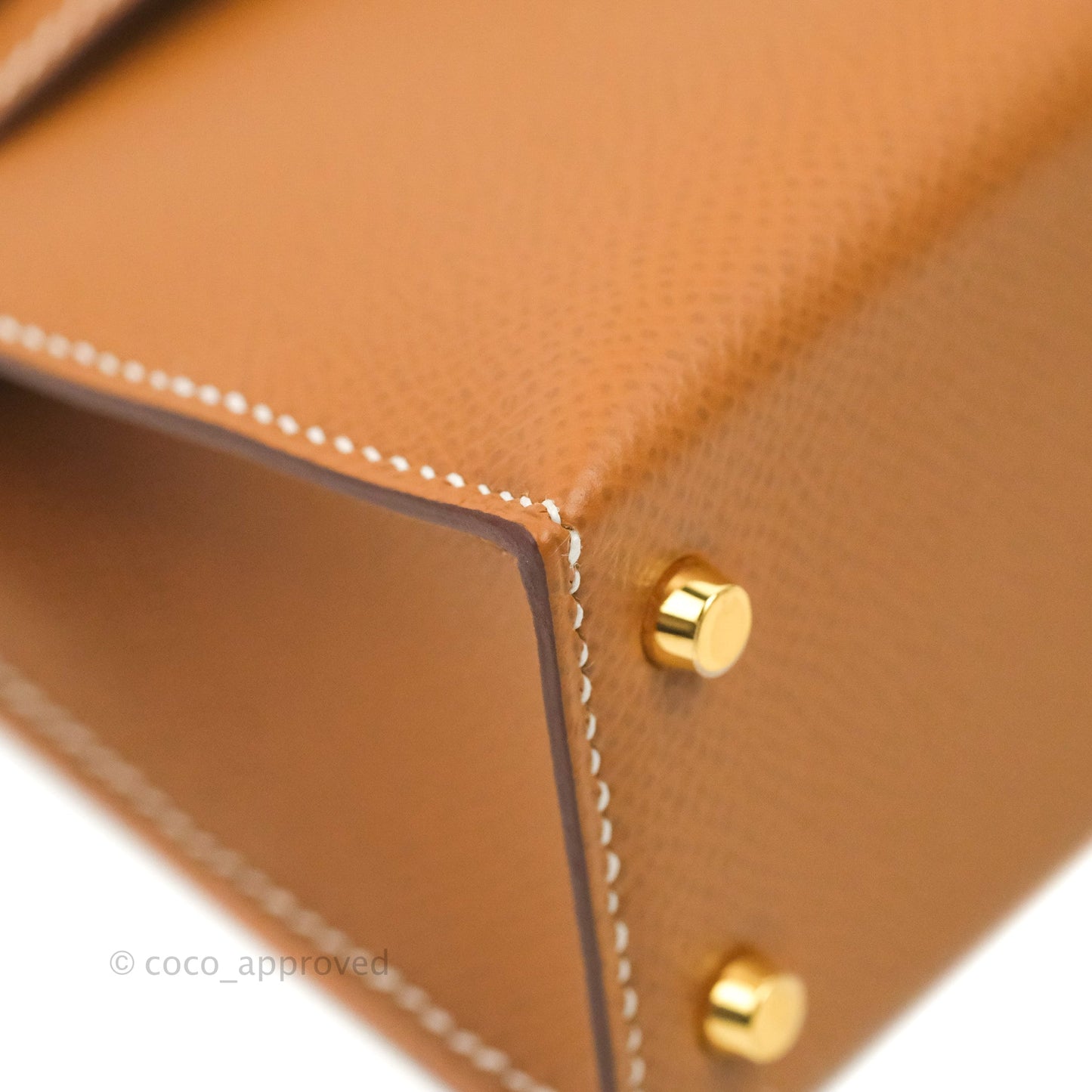 Hermès Mini Kelly II Gold Epsom Gold Hardware