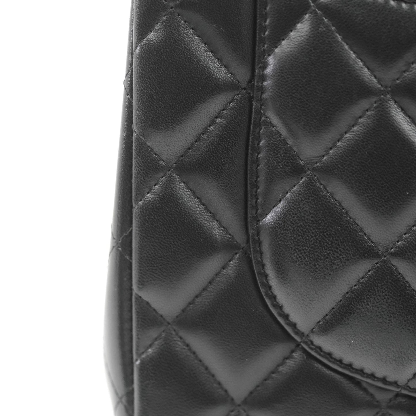 Chanel Jumbo Double Flap Black Lambskin Silver Hardware⁣⁣