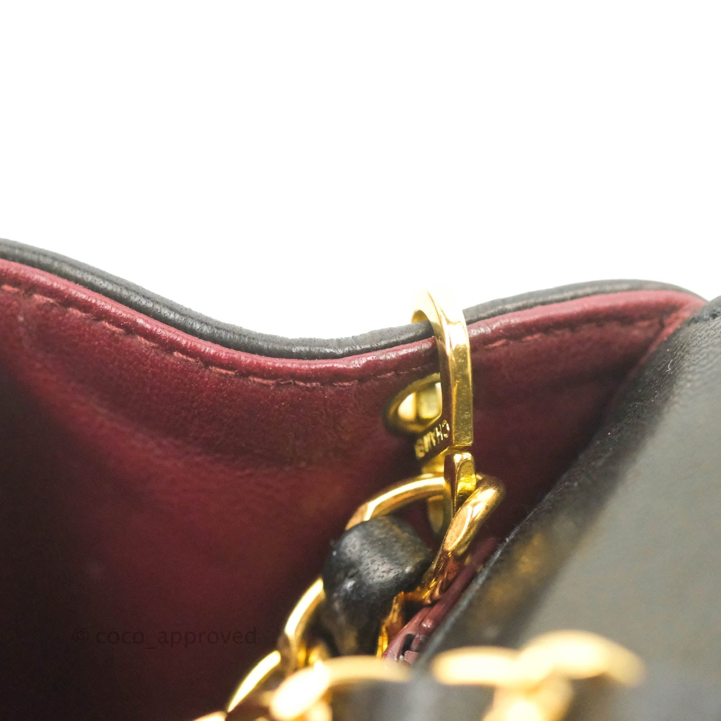 Chanel Vintage Small Quilted Classic Diana Flap Bag Black Lambskin 24K Gold Hardware