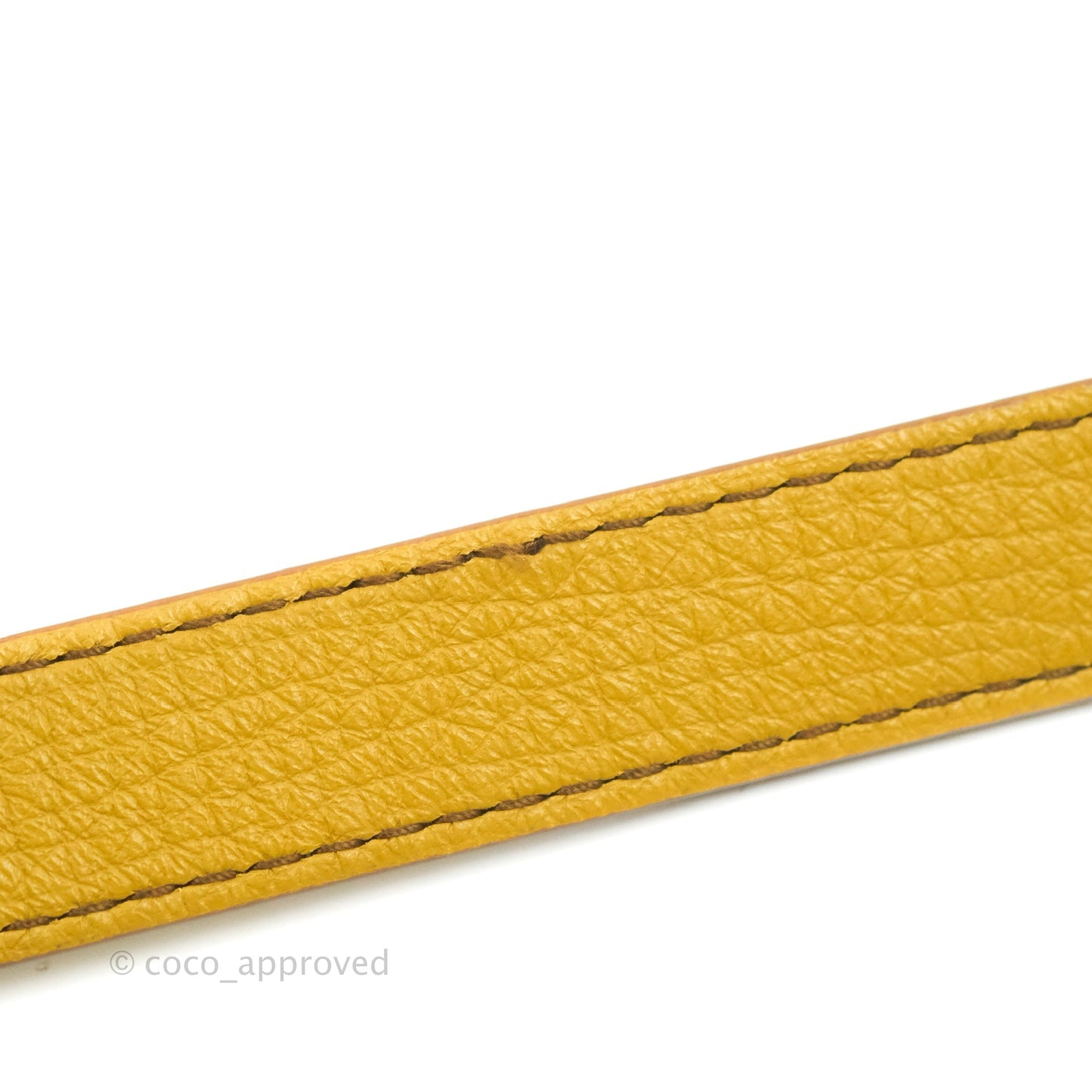 Bottega Veneta Palmellato Rounded Belt Bag Calfskin Yellow