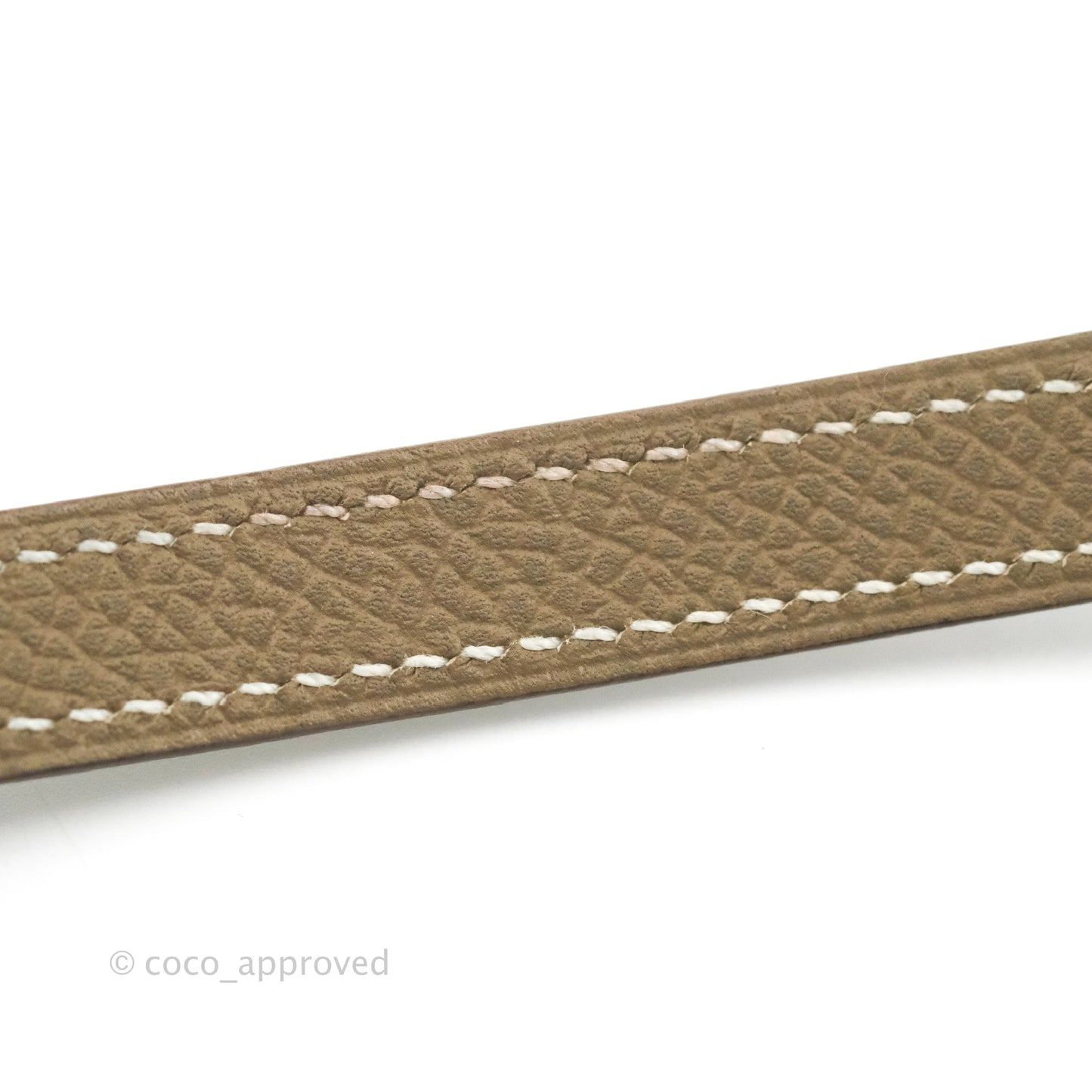 Hermes Epsom Clic 16 Wallet Etoupe 18 Palladium Hardware